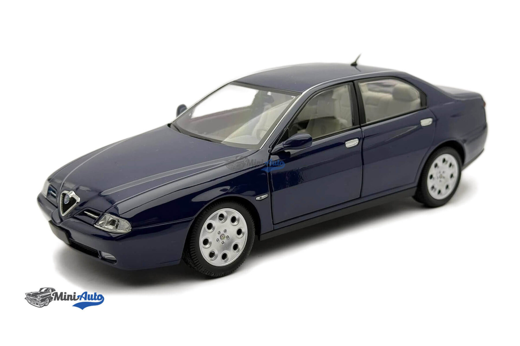 Mitica-200034-D-Alfa-Romeo166-2.0-Twin-Spark-Carabinieri-blue_1 Alfa Romeo 166 2.0 Twin Spark Carabinieri - 1998 - Dark Blue - Image 1