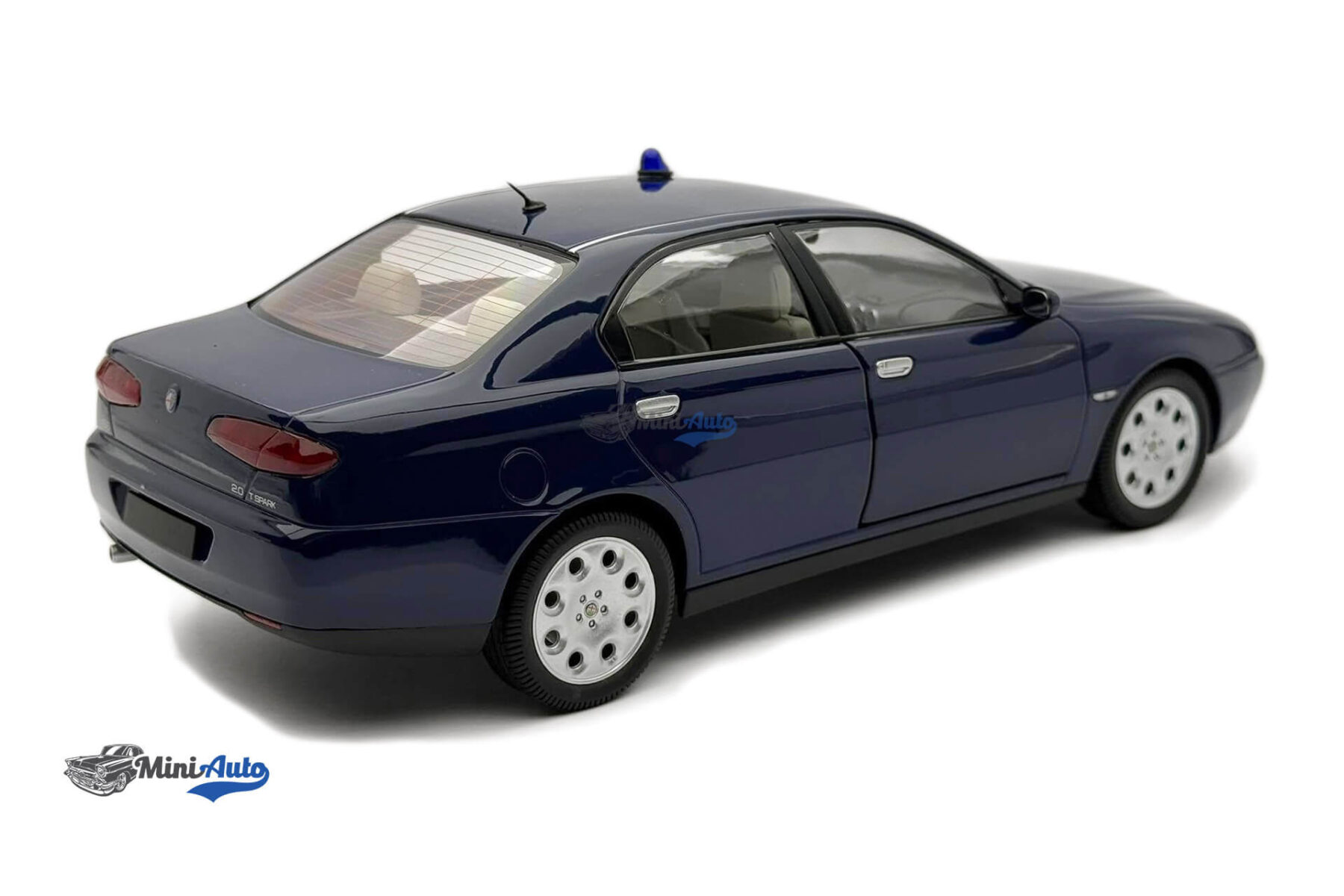 Mitica-200034-D-Alfa-Romeo166-2.0-Twin-Spark-Carabinieri-blue_4 Alfa Romeo 166 2.0 Twin Spark Carabinieri - 1998 - Dark Blue - Image 4