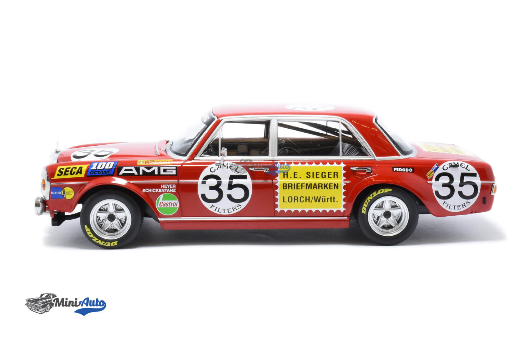 Mercedes Benz 300 SEL 6.8 N35 AMG - 1971 - Red - Image 3