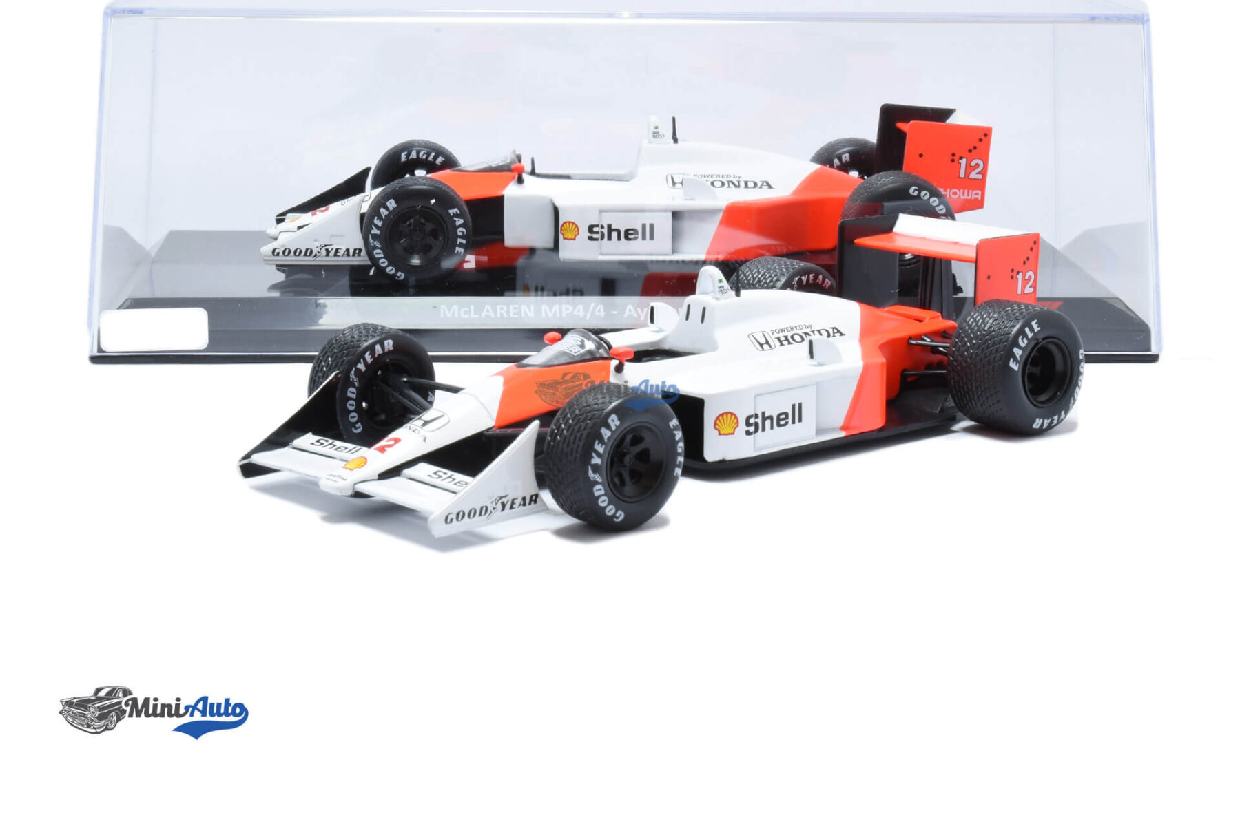 McLaren MP4/4 N12 Ayrton Senna - 1988 - White/Red - Image 4