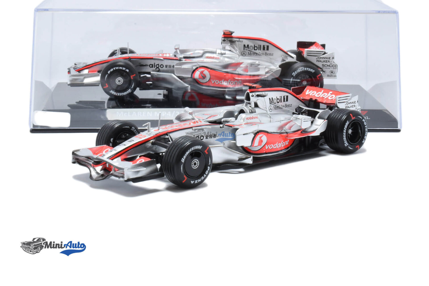 McLaren MP4/23 N22 L. Hamilton - 2008 - Silver - Image 4