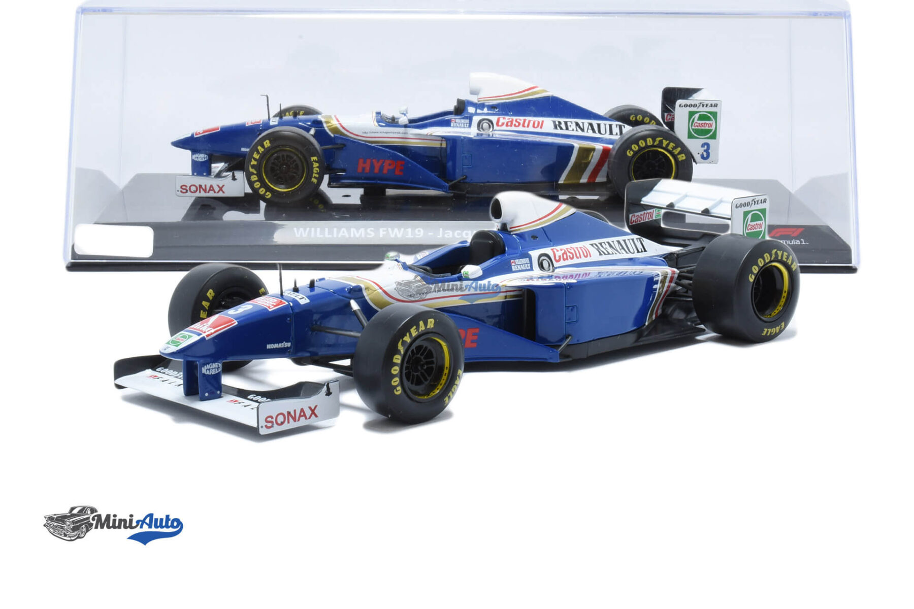 Williams FW19 N3 F1 J. Villeneuve - 1997 - Blue - Image 4