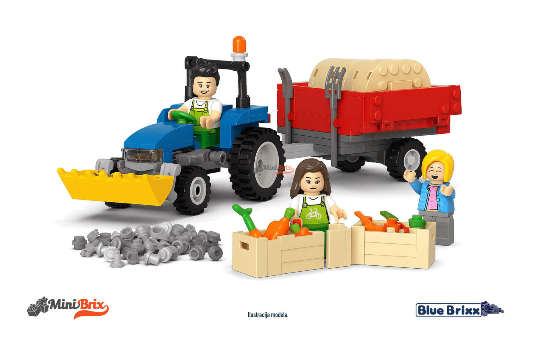 Farm - Tractor with trailer - Image 2