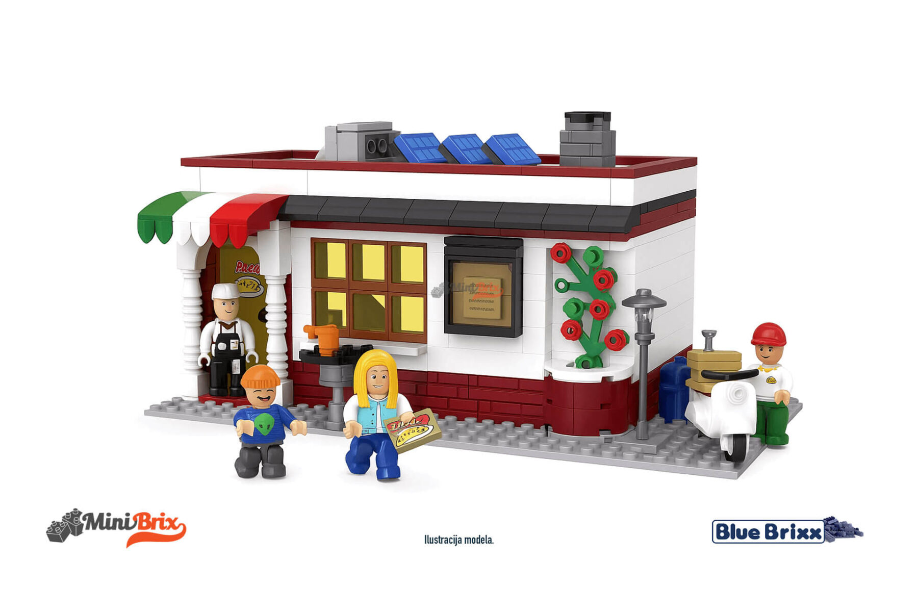 Pizza restaurant and delivery scooter - Image 2