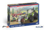 Large tractor with tools
