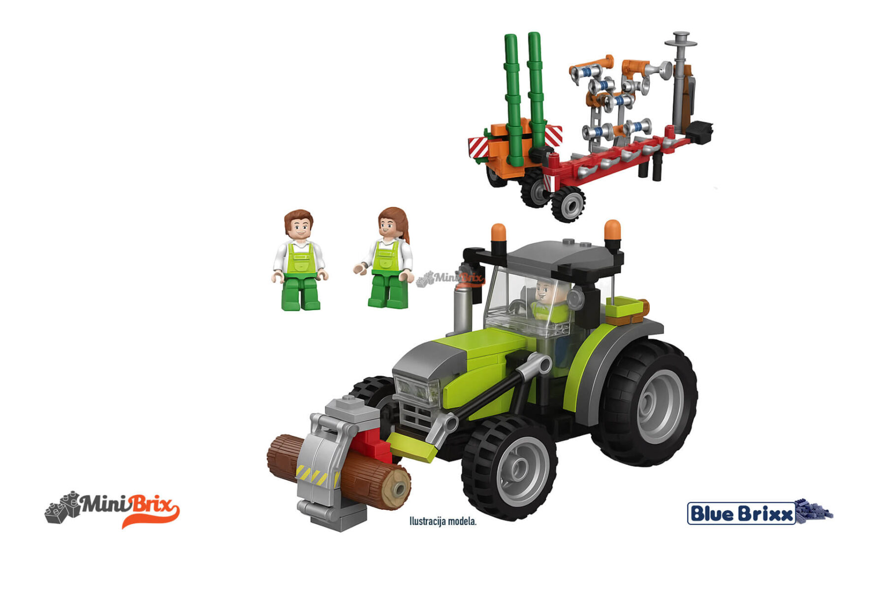 Large tractor with tools - Image 3