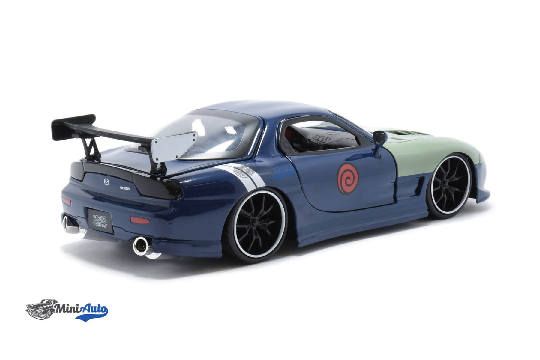 Mazda RX7 With Figure - 1995 - Blue/Green - Image 3