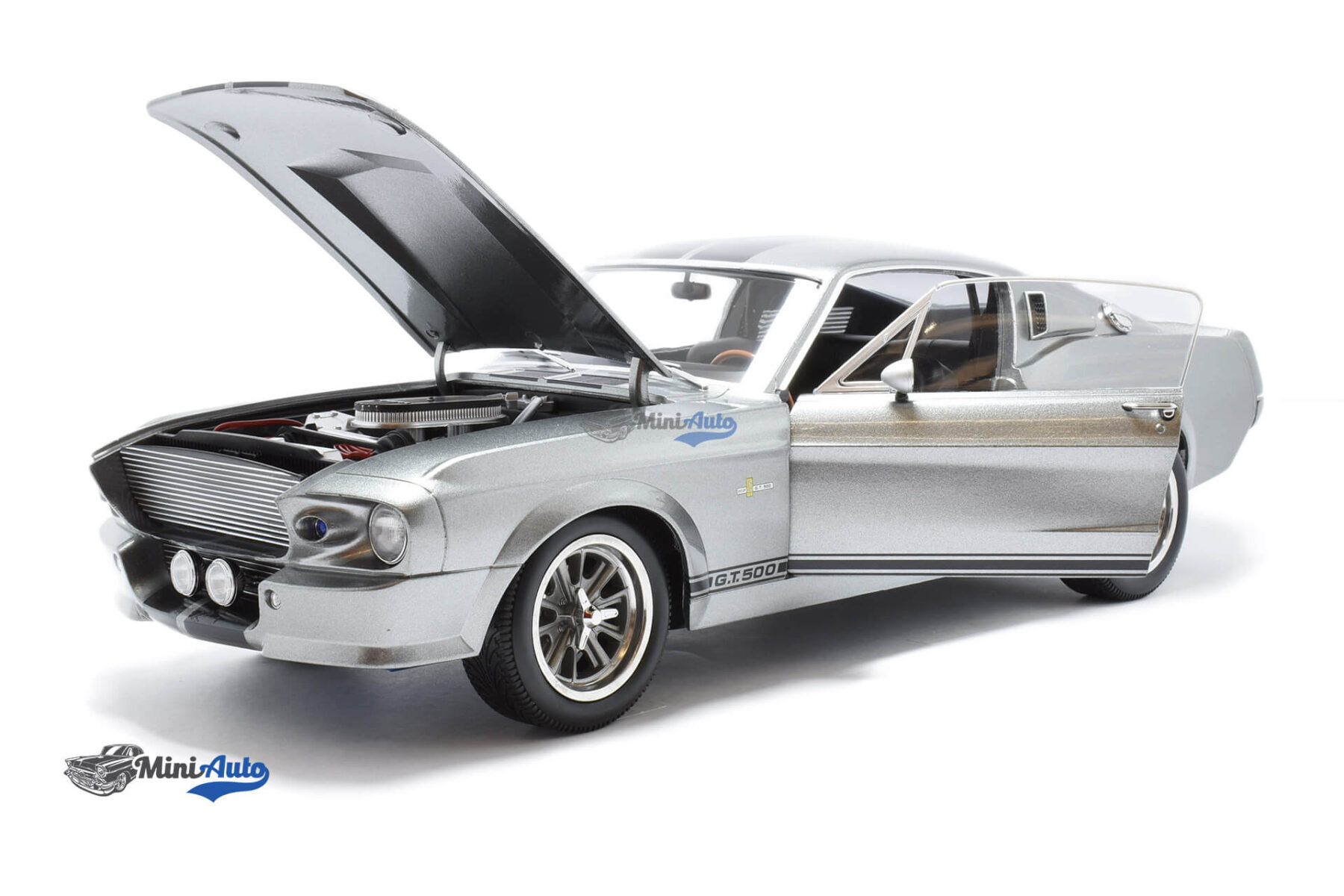 Ford Mustang Shelby GT500 Eleanor - 1967 - Silver - Image 2