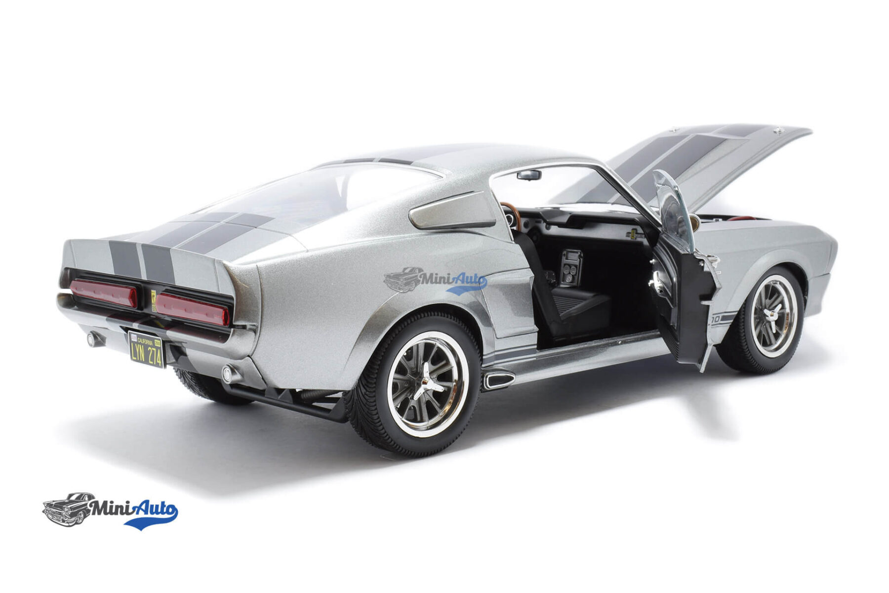 Ford Mustang Shelby GT500 Eleanor - 1967 - Silver - Image 4