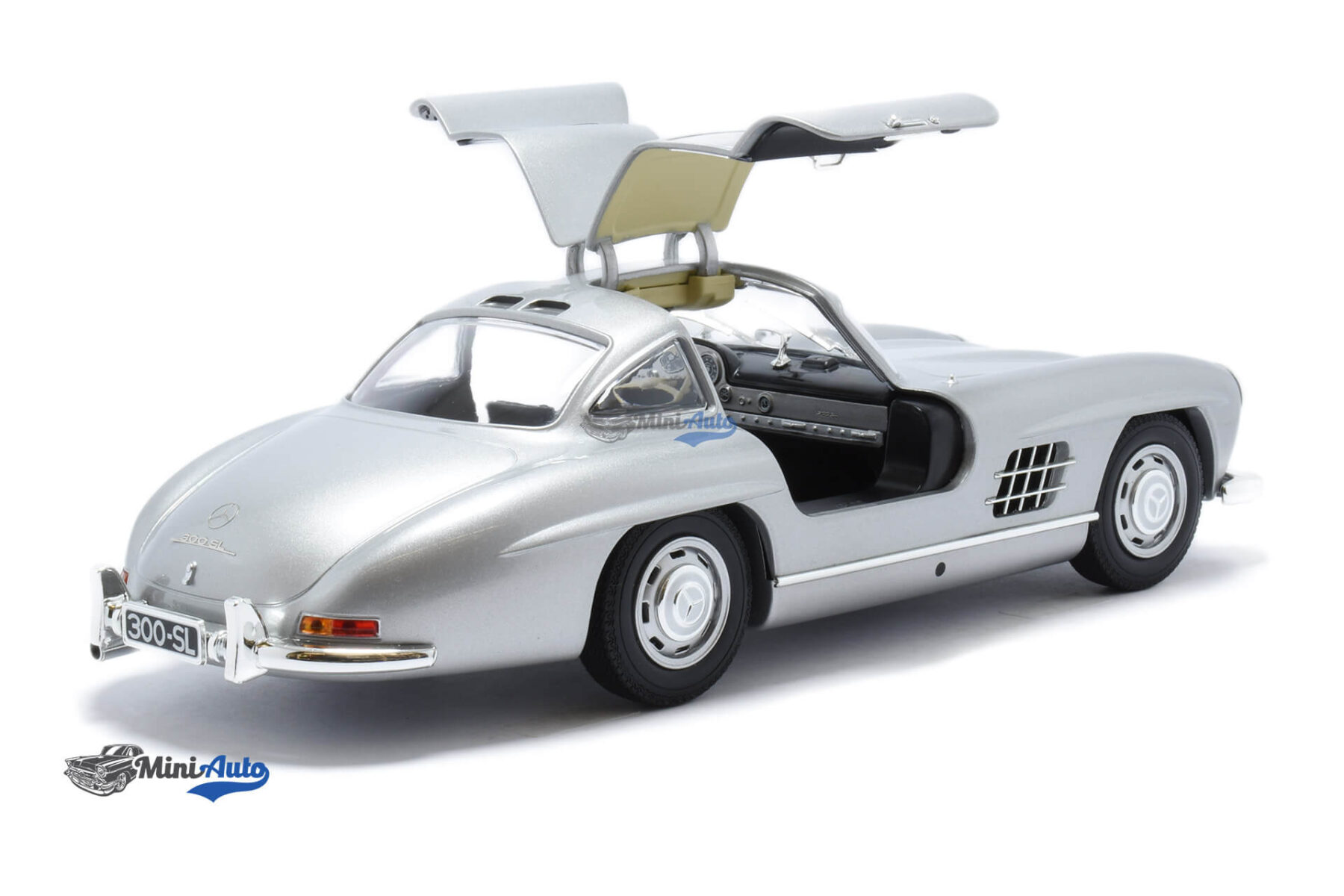 Mercedes Benz 300 SL Limited 600pcs - 1955 - Silver - Image 4