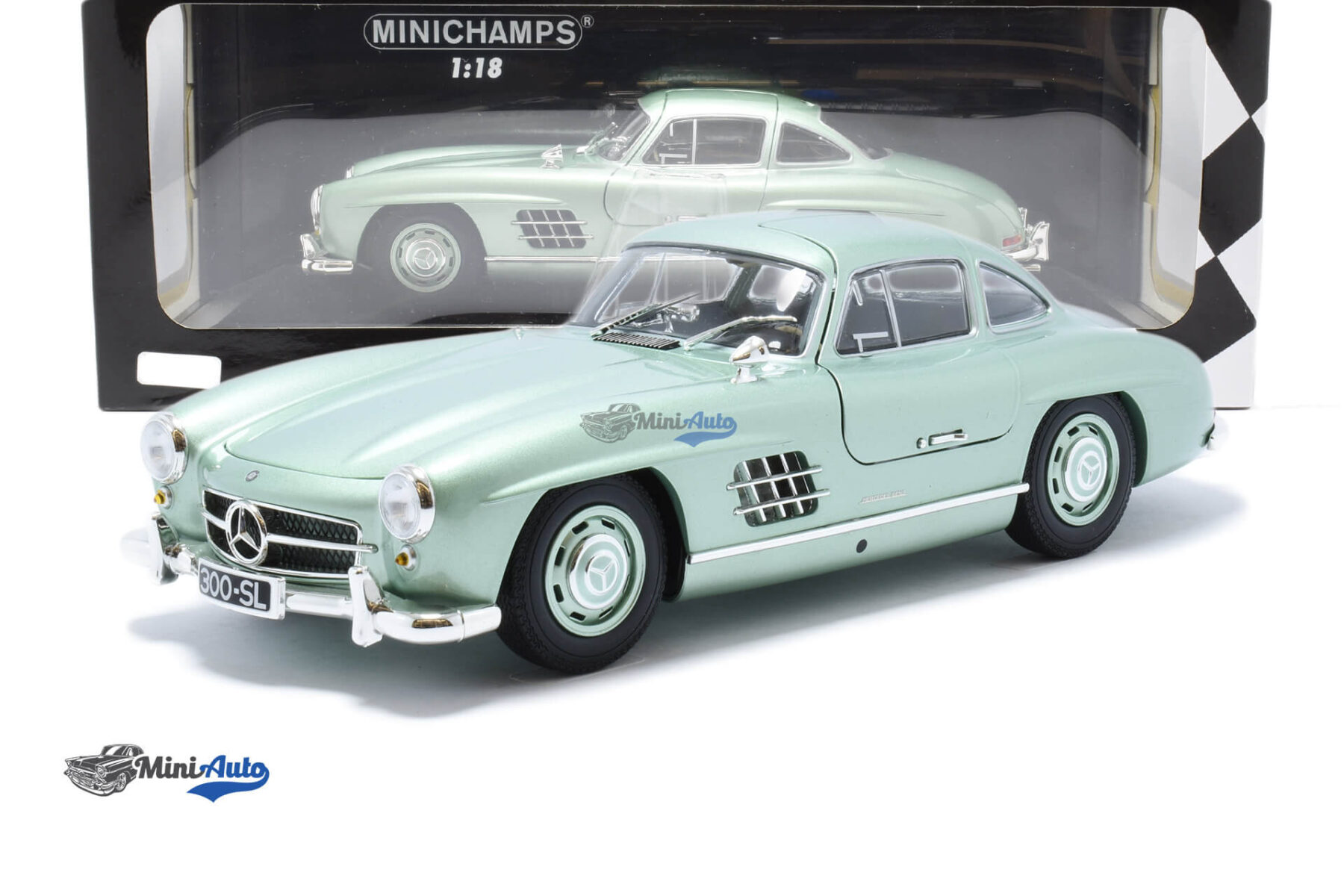 Mercedes Benz 300 SL Limited 390pcs - 1955 - Green - Image 6