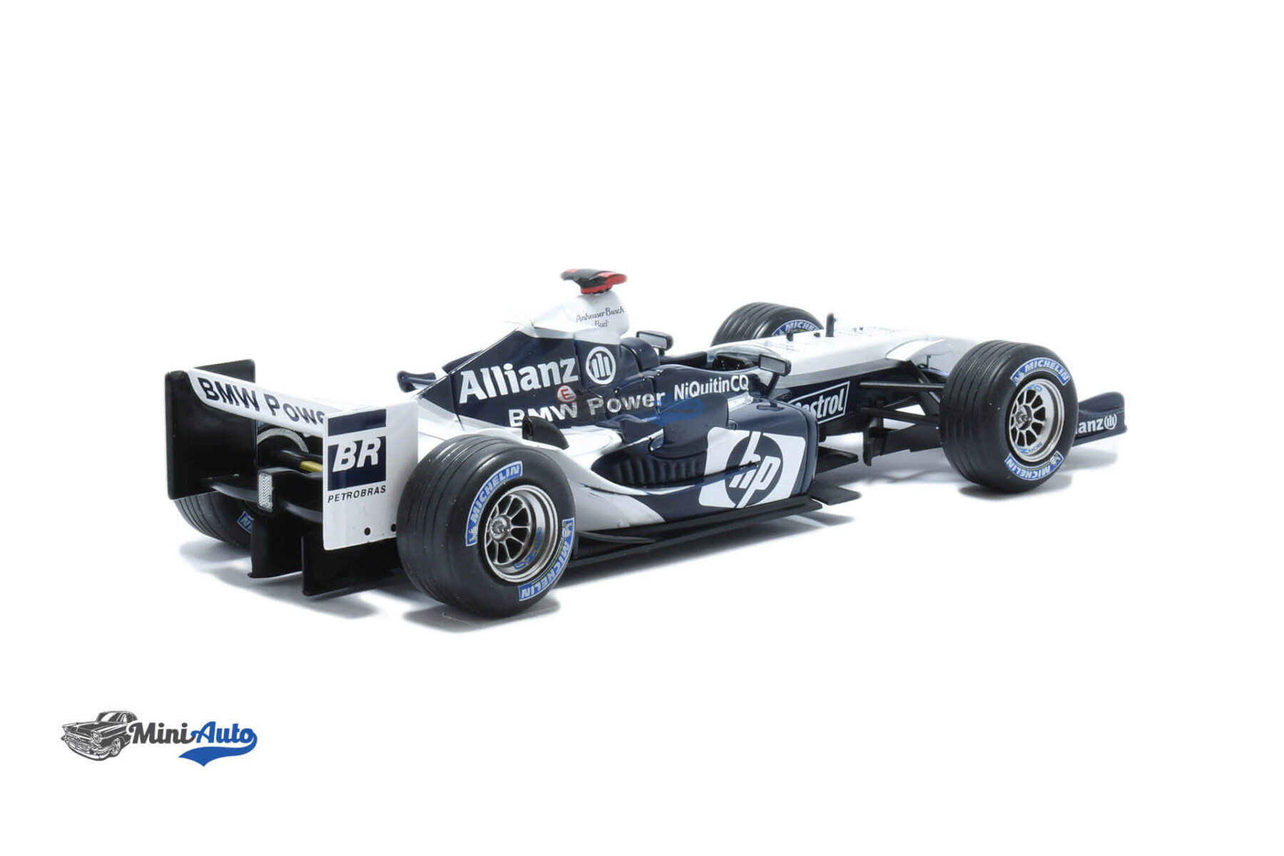 MW2ALA0057---Williams-FW26-N3-F1-Juan-Pablo-Montoya---2004---White_2 Williams FW26 N3 F1 Juan Pablo Montoya - 2004 - White - Image 2