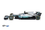 Mercedes-Benz AMG F1 W08 EQ Power+ L. Hamilton - 2017 - Silver - Image 3