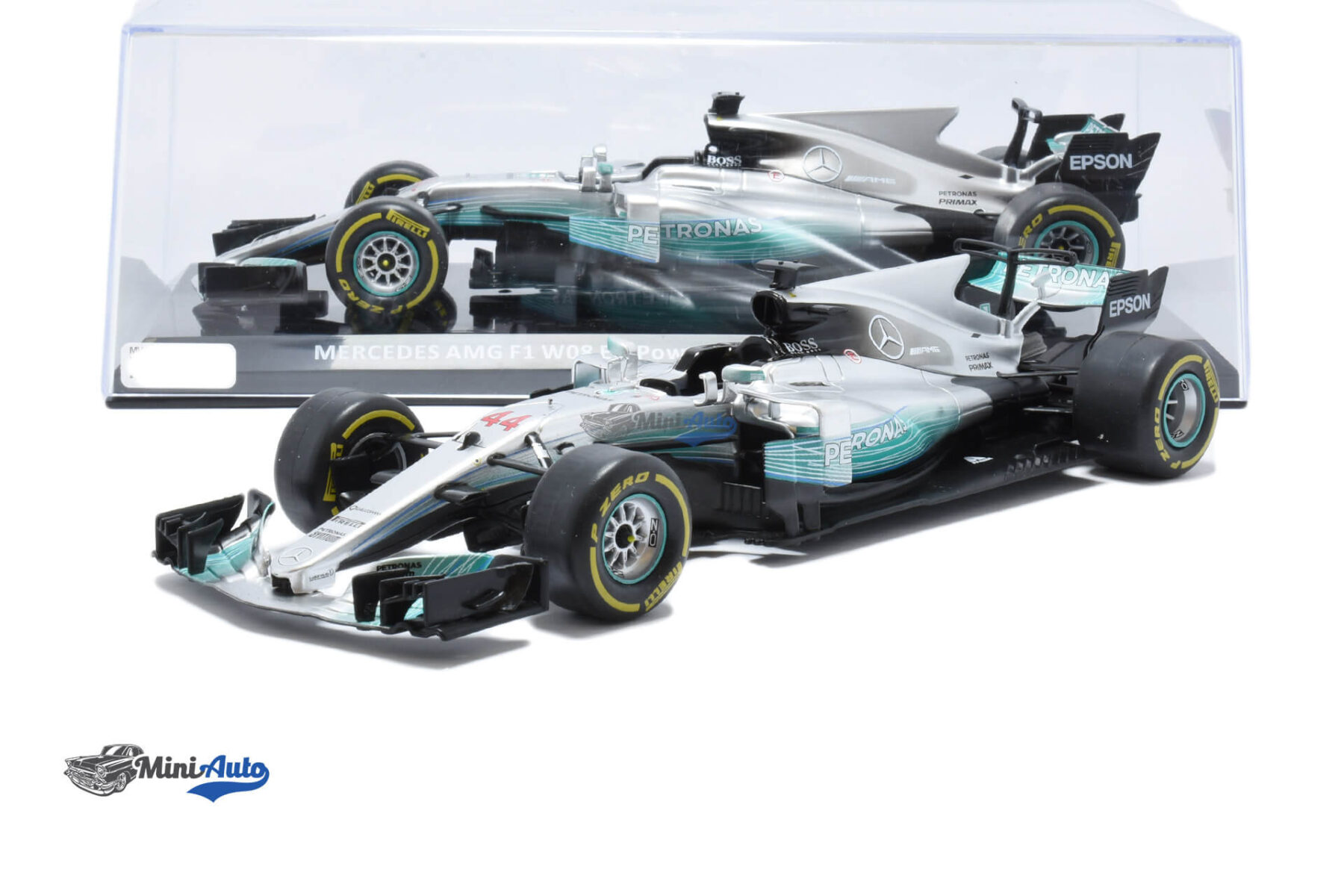 Mercedes-Benz AMG F1 W08 EQ Power+ L. Hamilton - 2017 - Silver - Image 4