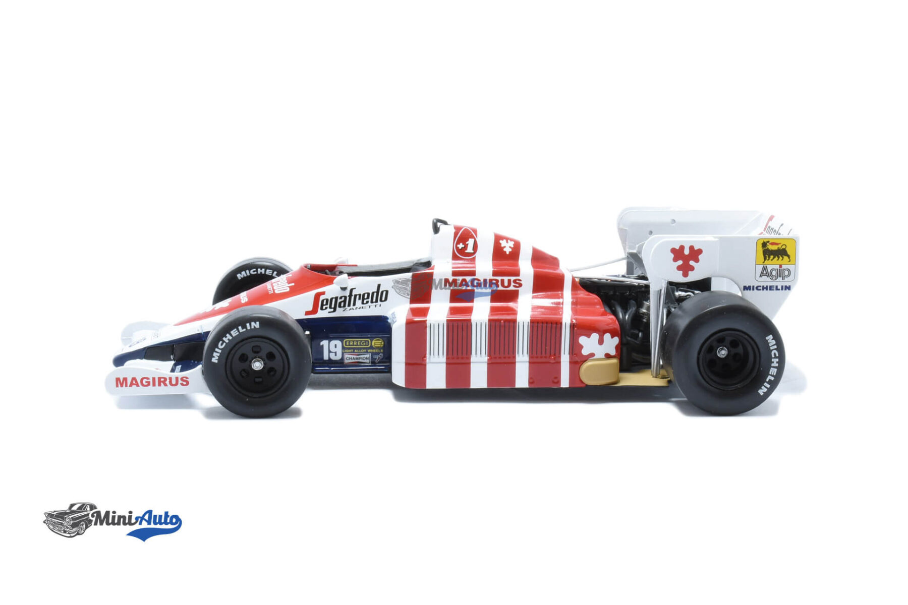 Toleman F1 TG184 Hart Turbo N19 Ayrton Senna - 1984 - Red/White - Image 3