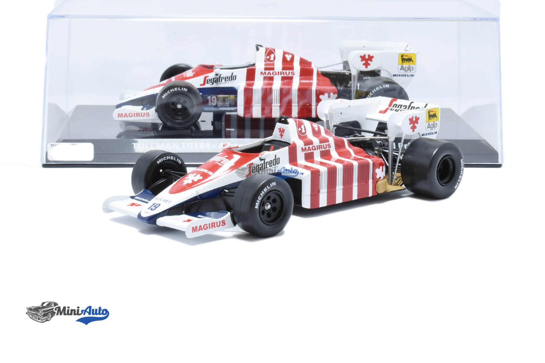 Toleman F1 TG184 Hart Turbo N19 Ayrton Senna - 1984 - Red/White - Image 4
