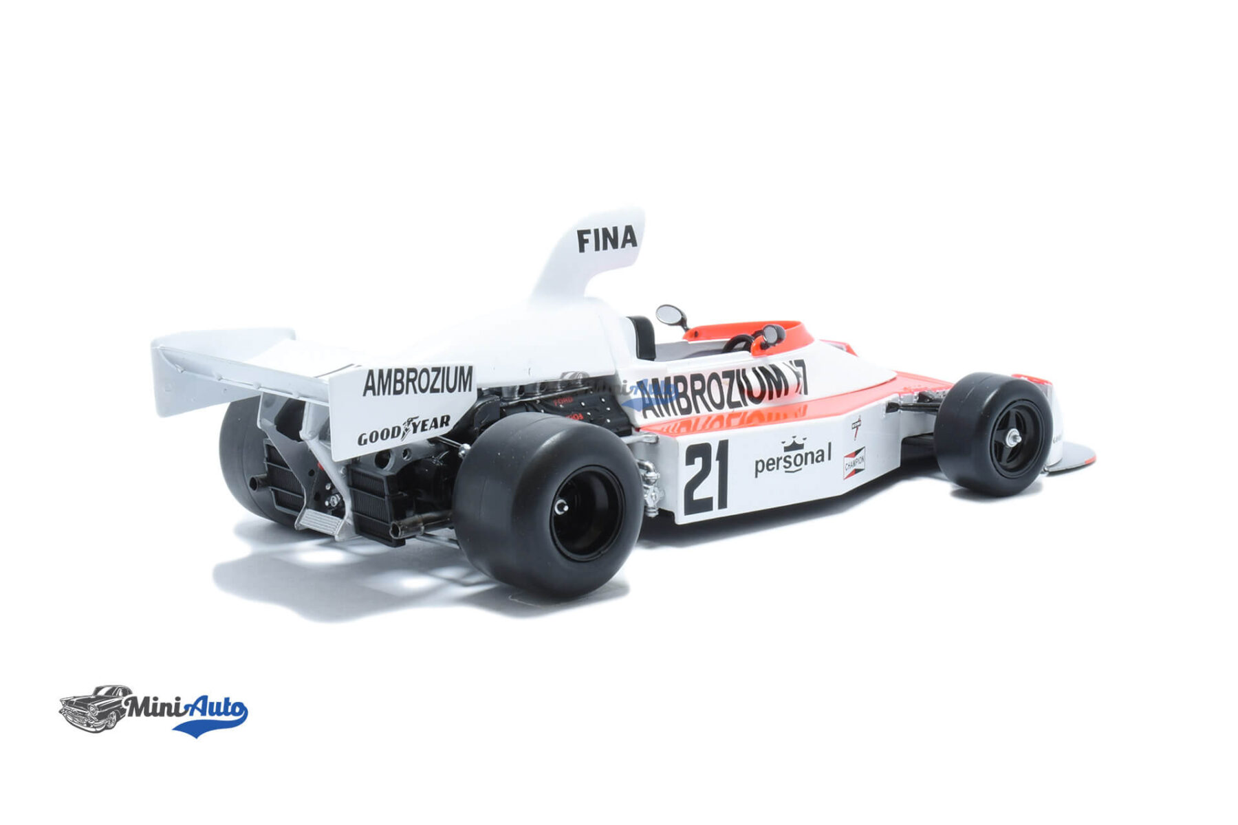 Williams FW04 N21 F1 Jacques Laffite - 1975 - White/Red - Image 2