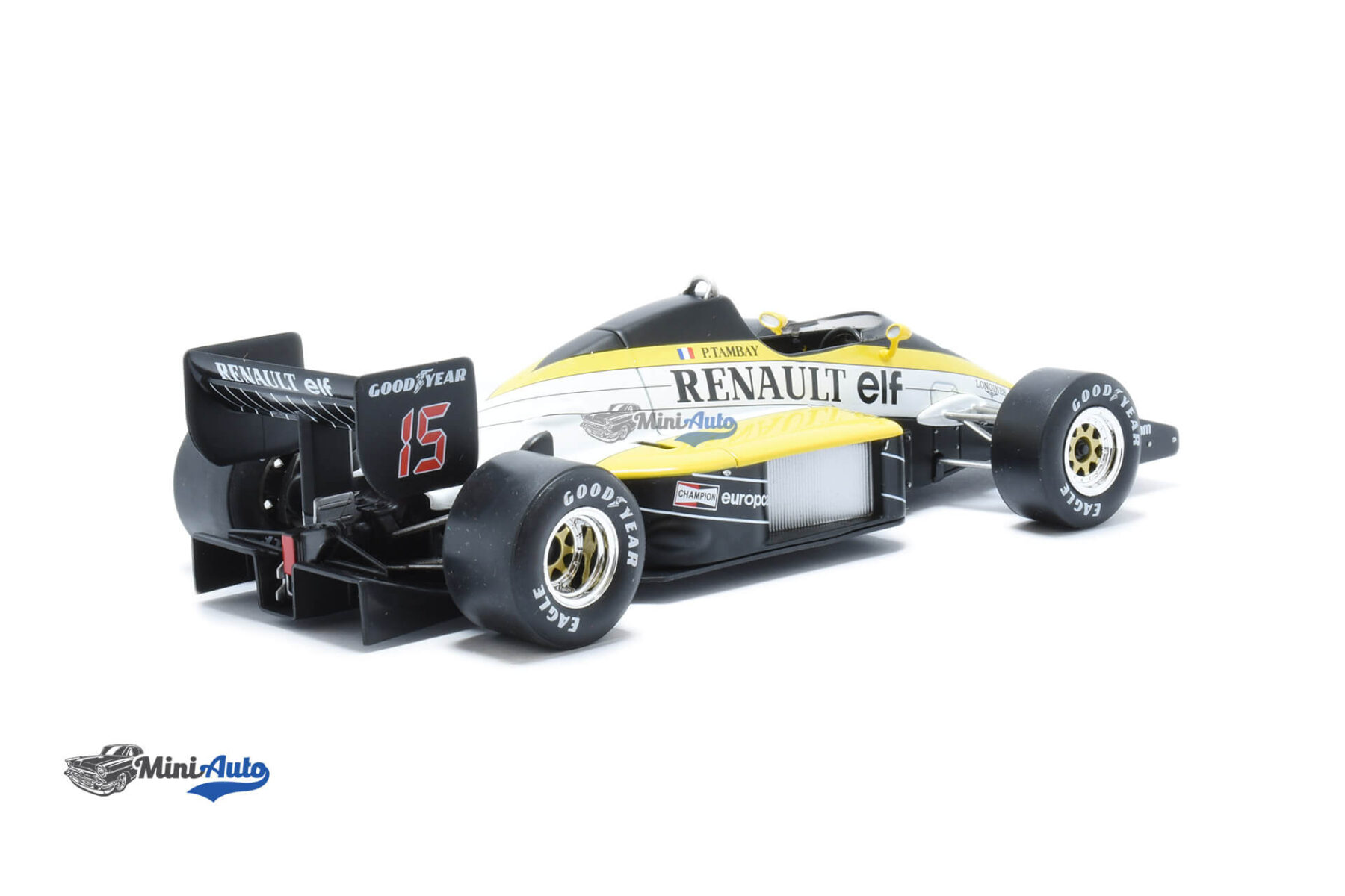 MW2ALA0075---Renault-RE60-N15-F1-Patrick-Tambay---1985---YellowBlack_2 Renault RE60 N15 F1 Patrick Tambay - 1985 - Yellow/Black - Image 2