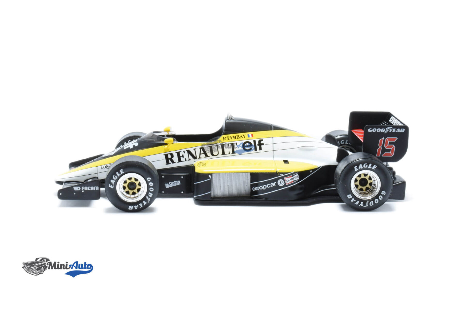 MW2ALA0075---Renault-RE60-N15-F1-Patrick-Tambay---1985---YellowBlack_3 Renault RE60 N15 F1 Patrick Tambay - 1985 - Yellow/Black - Image 3