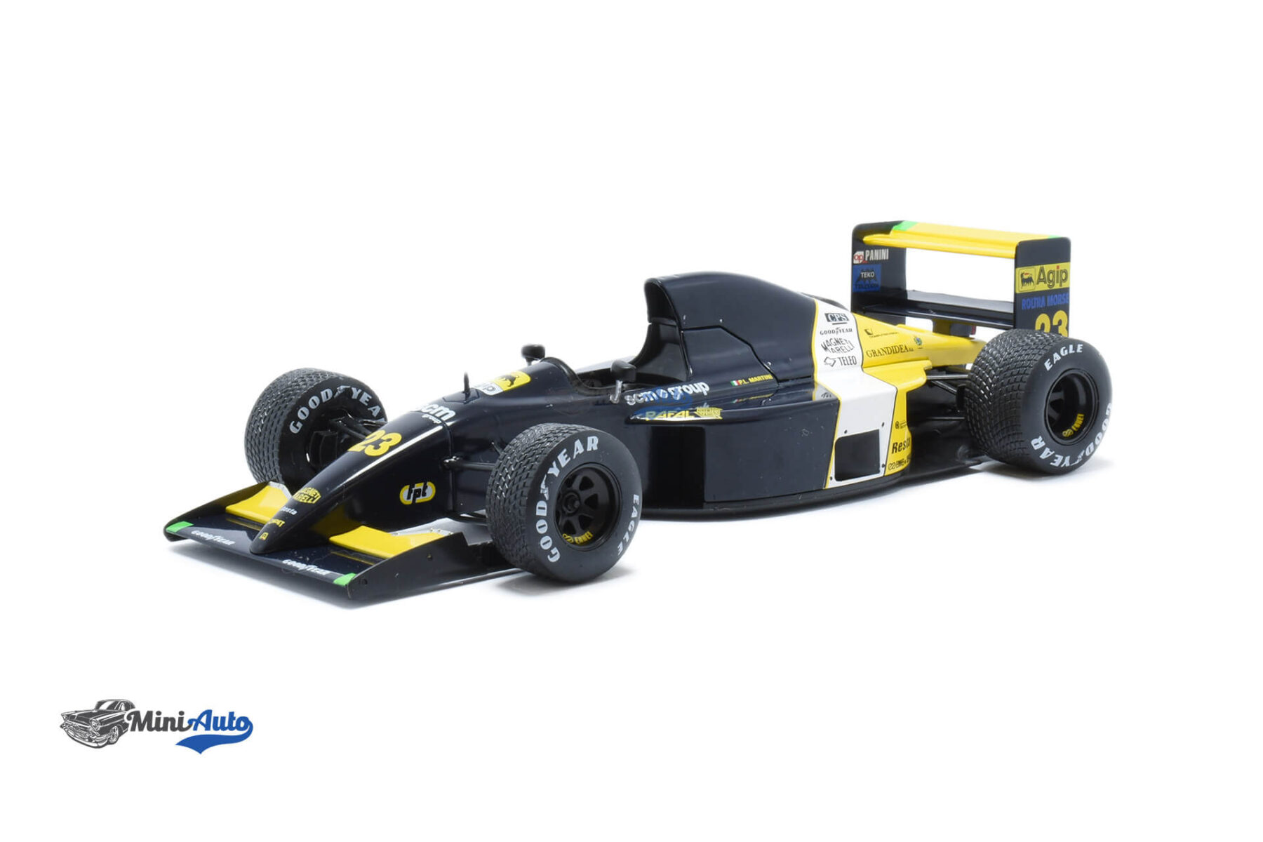 MW2ALA0077---Minardi-M191-Ford-N23-Pierluigi---1991---BlackYellow_1 Minardi M191 Ford N23 Pierluigi - 1991 - Black/Yellow - Image 1