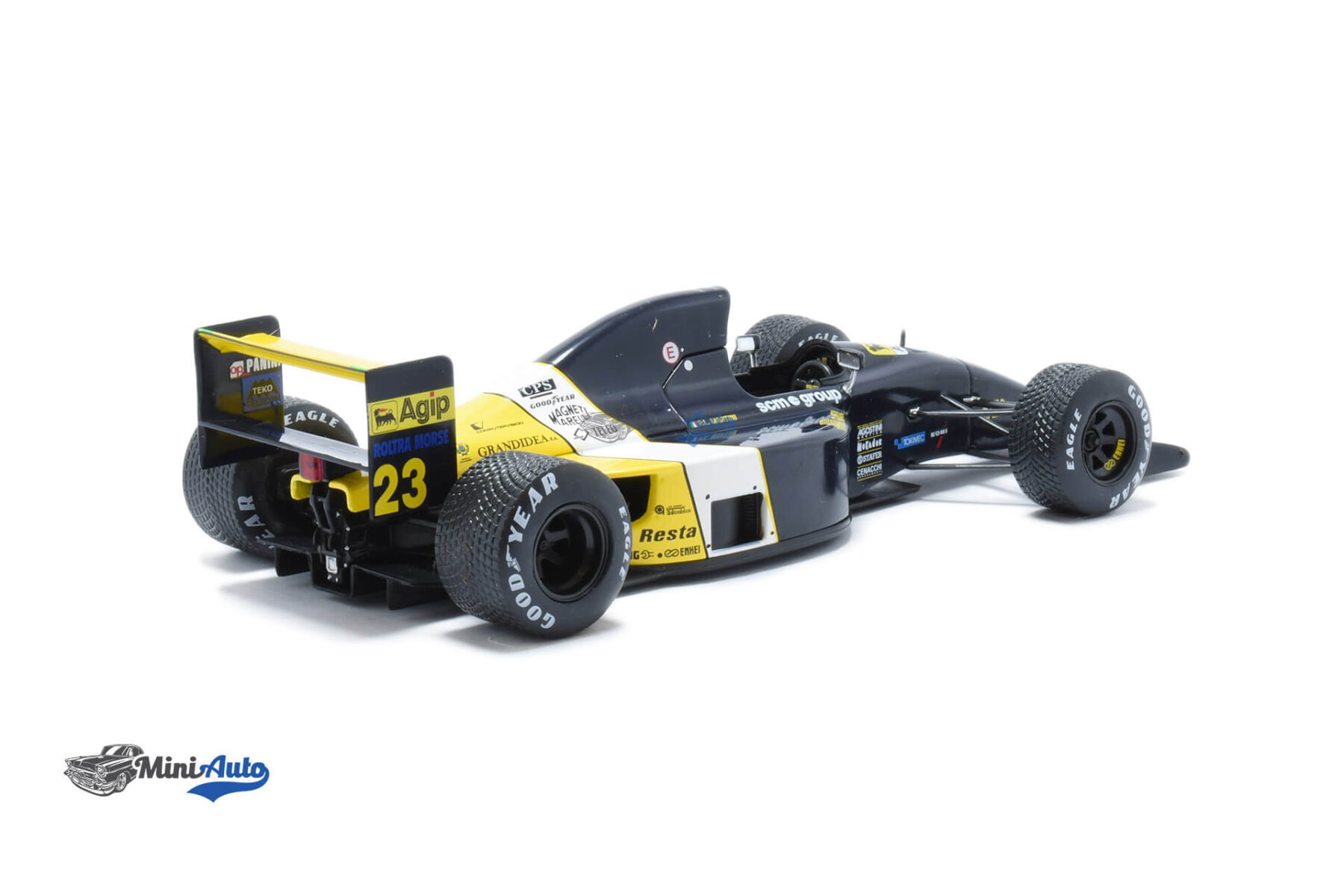 MW2ALA0077---Minardi-M191-Ford-N23-Pierluigi---1991---BlackYellow_2 Minardi M191 Ford N23 Pierluigi - 1991 - Black/Yellow - Image 2