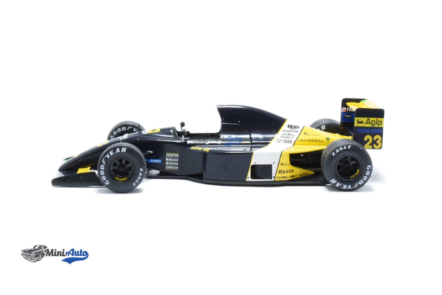 MW2ALA0077---Minardi-M191-Ford-N23-Pierluigi---1991---BlackYellow_3 Minardi M191 Ford N23 Pierluigi - 1991 - Black/Yellow - Image 3