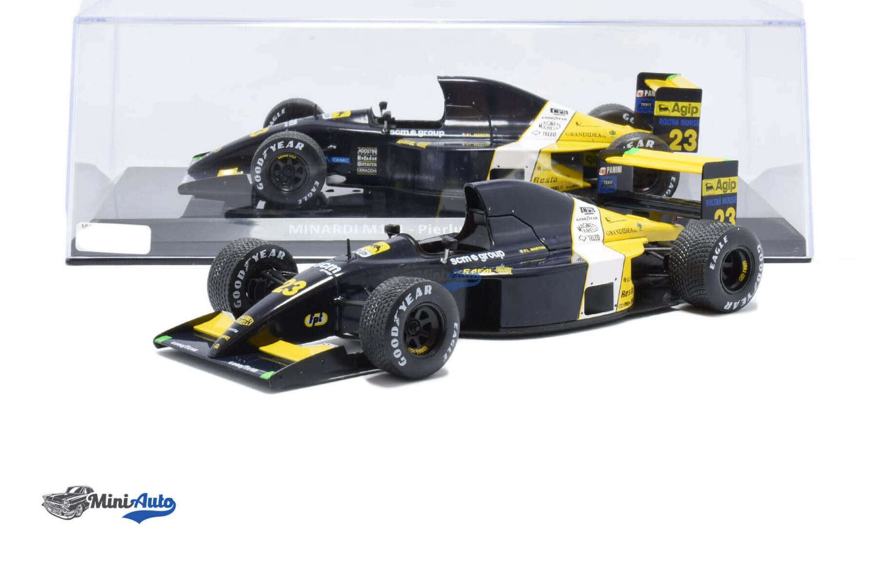 MW2ALA0077---Minardi-M191-Ford-N23-Pierluigi---1991---BlackYellow_4 Minardi M191 Ford N23 Pierluigi - 1991 - Black/Yellow - Image 4