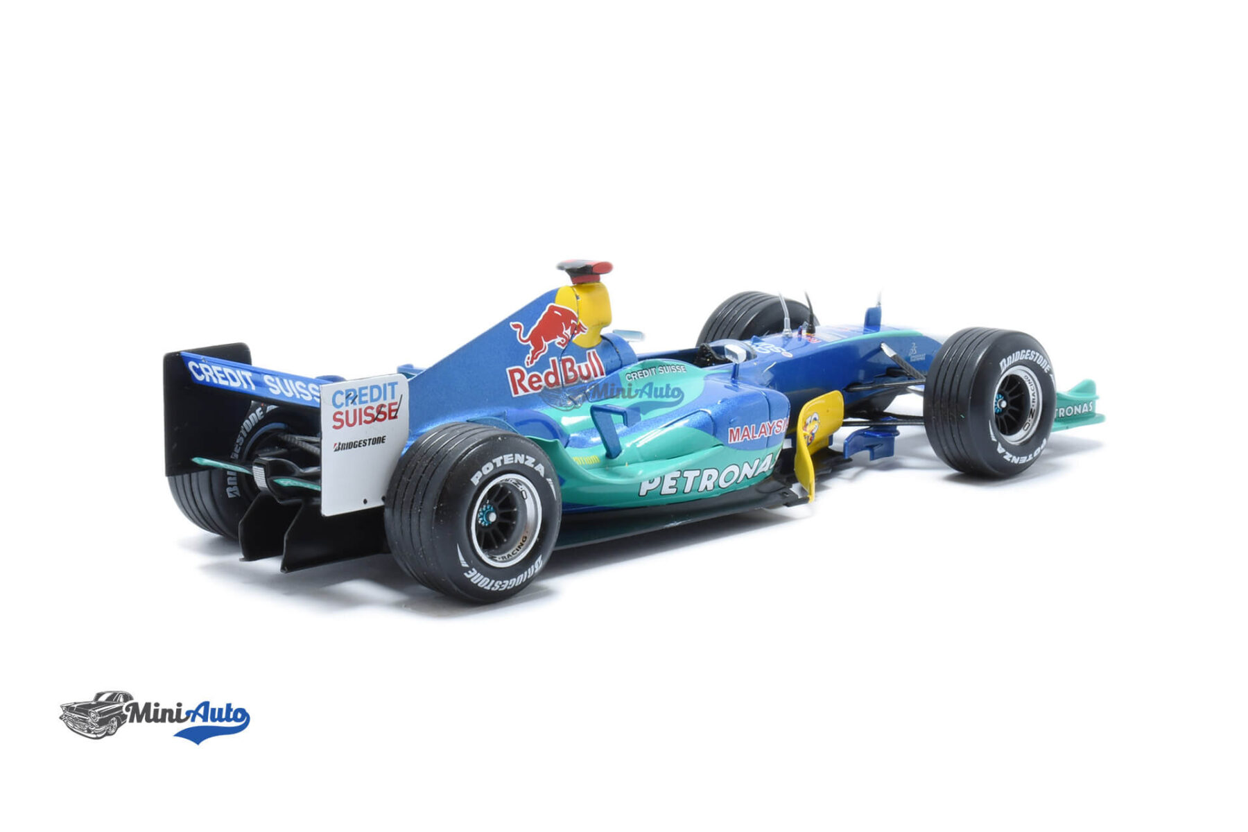 MW2ALA0079---Sauber-C23-Petronas-N11-G.-Fisichella---2004---BlueGreen_2 Sauber C23 Petronas N11 G. Fisichella - 2004 - Blue/Green - Image 2