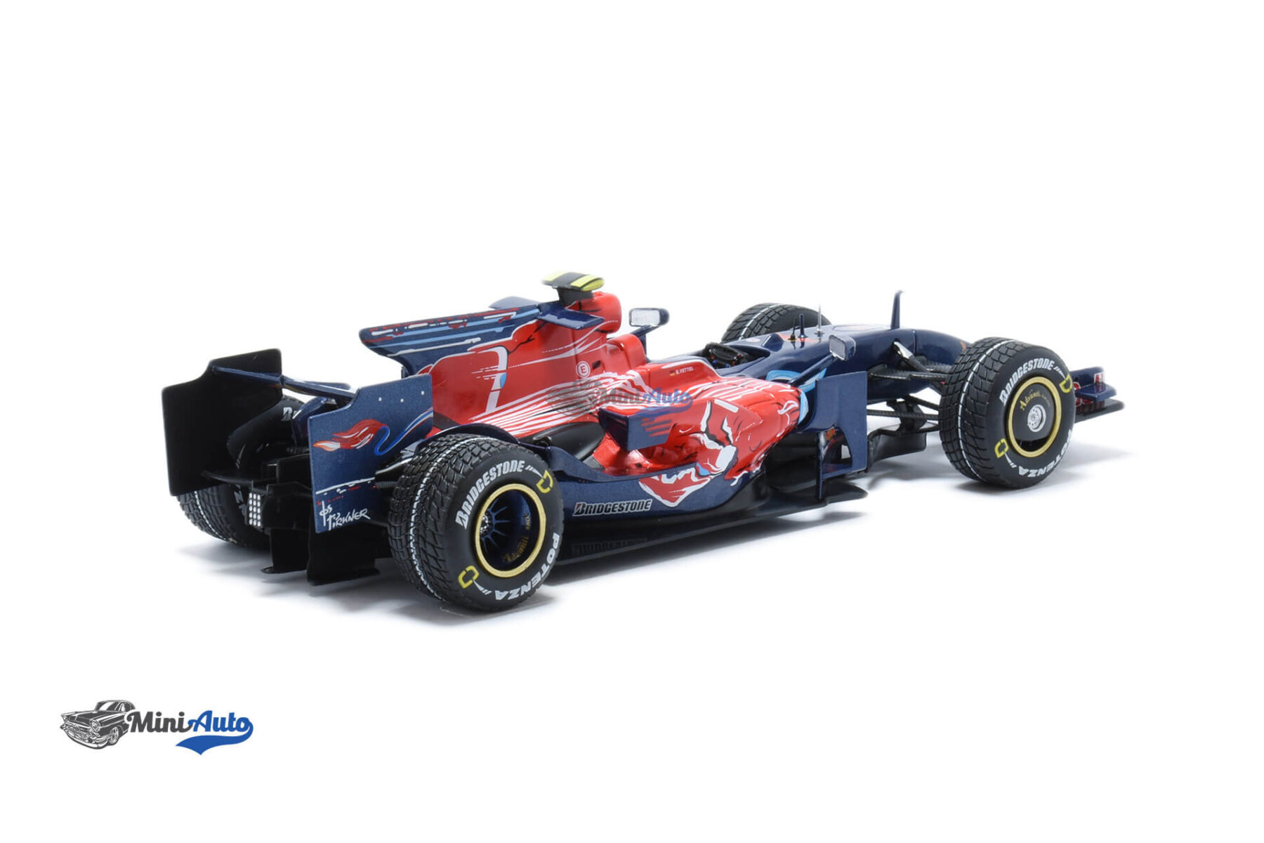 Toro Rosso STR3 N15 Sebastian Vettel - 2008 - Blue/Red - Image 2