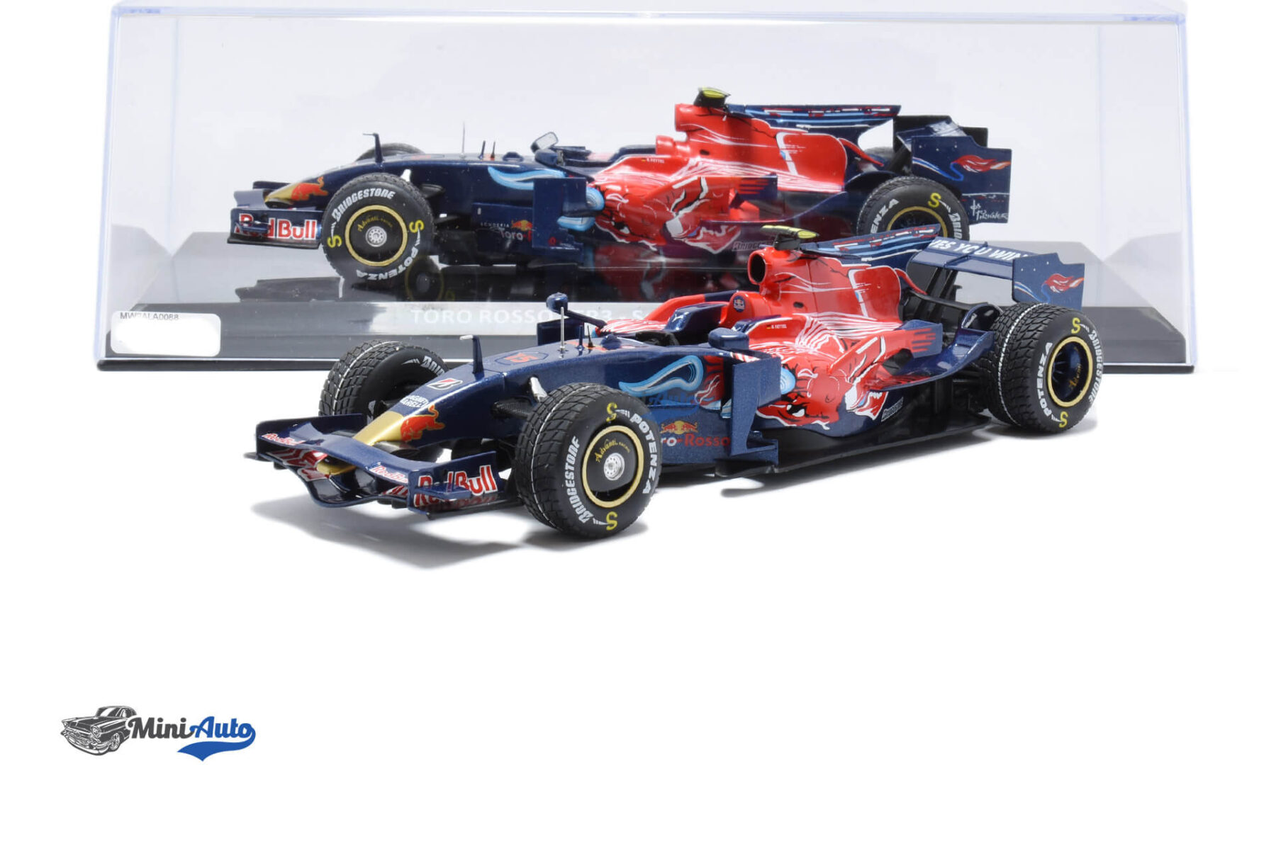 Toro Rosso STR3 N15 Sebastian Vettel - 2008 - Blue/Red - Image 4