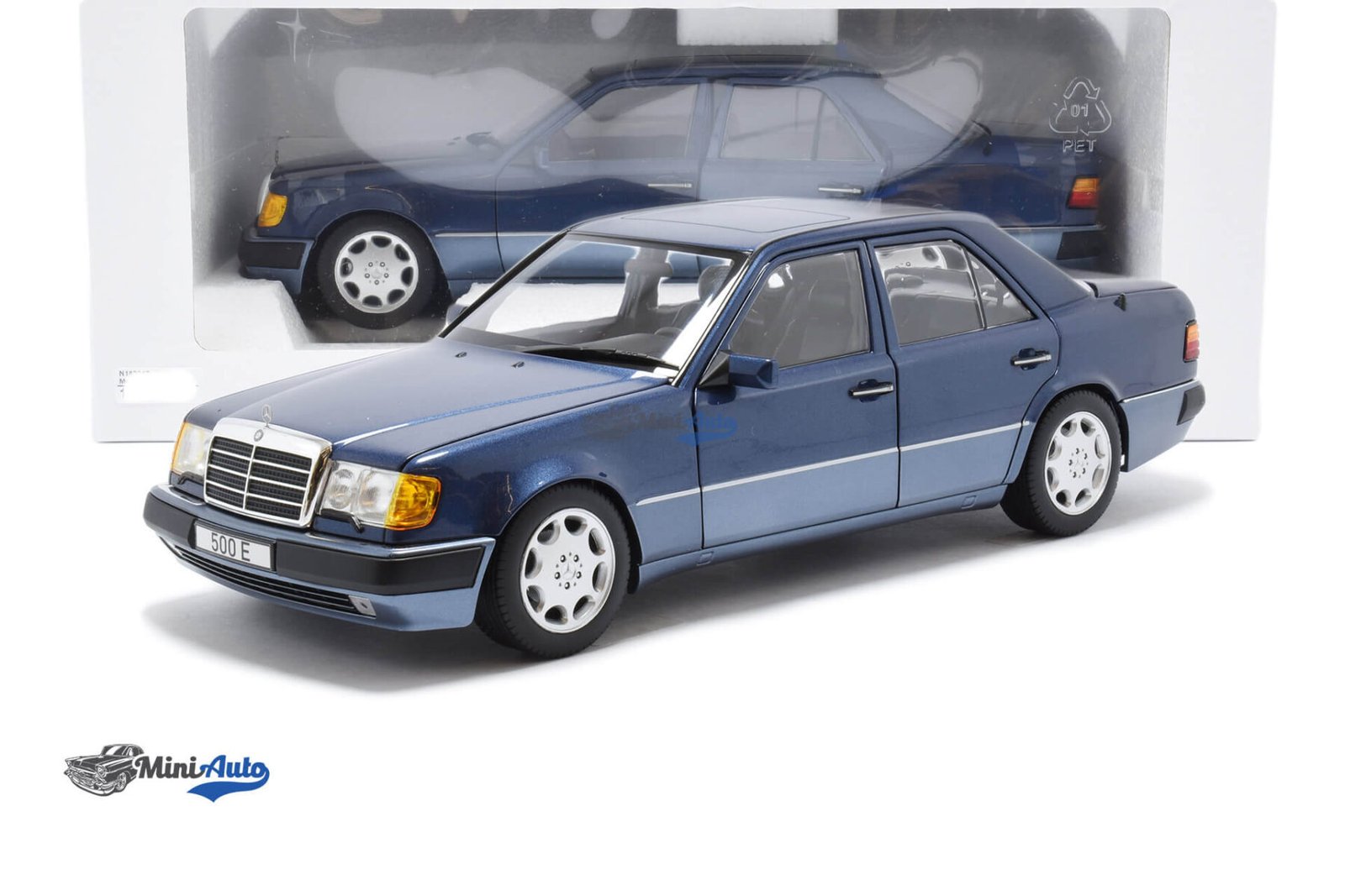 Mercedes Benz W124 500E Limited 1000pcs - 1990 - Blue - Image 6