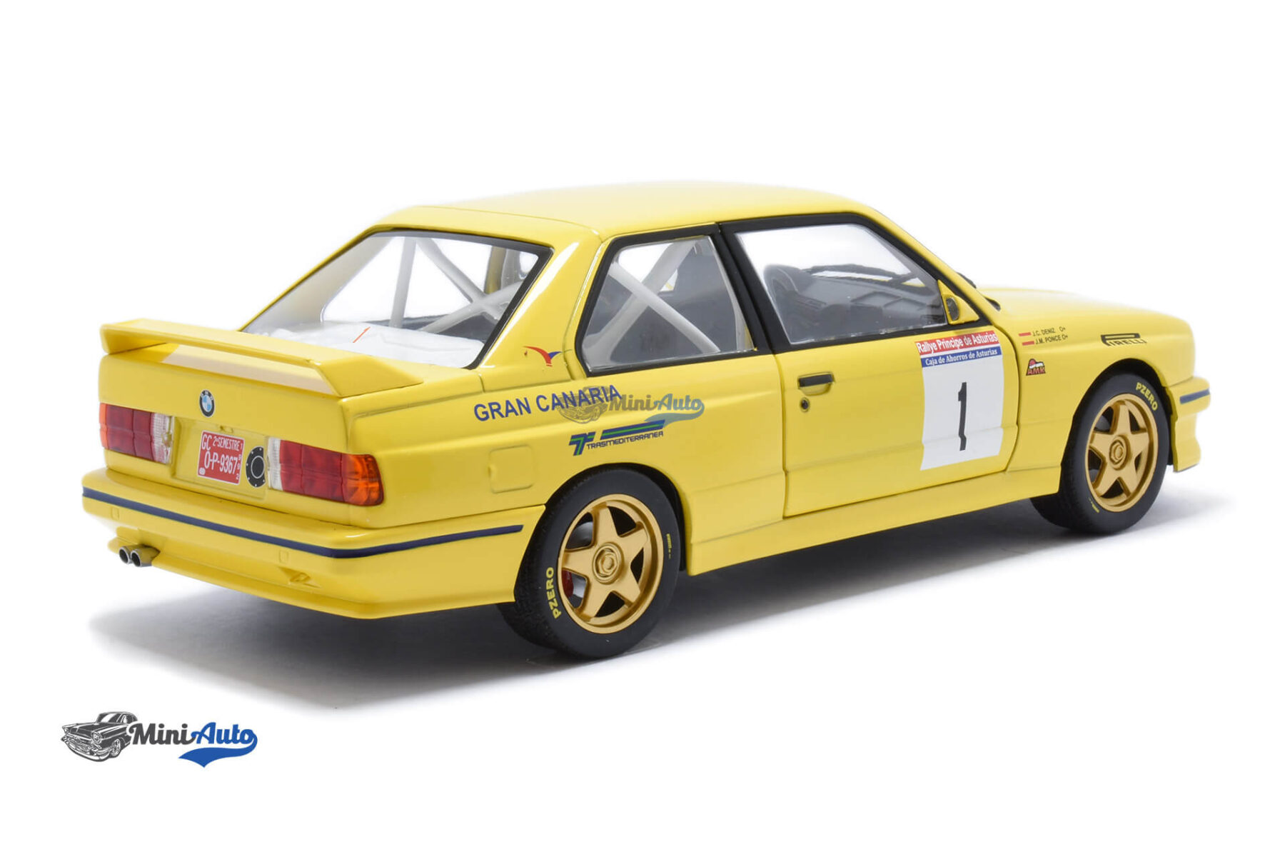 BMW E30 M3 GR.A N1 J.M. Ponce - 1992 - Yellow - Image 3