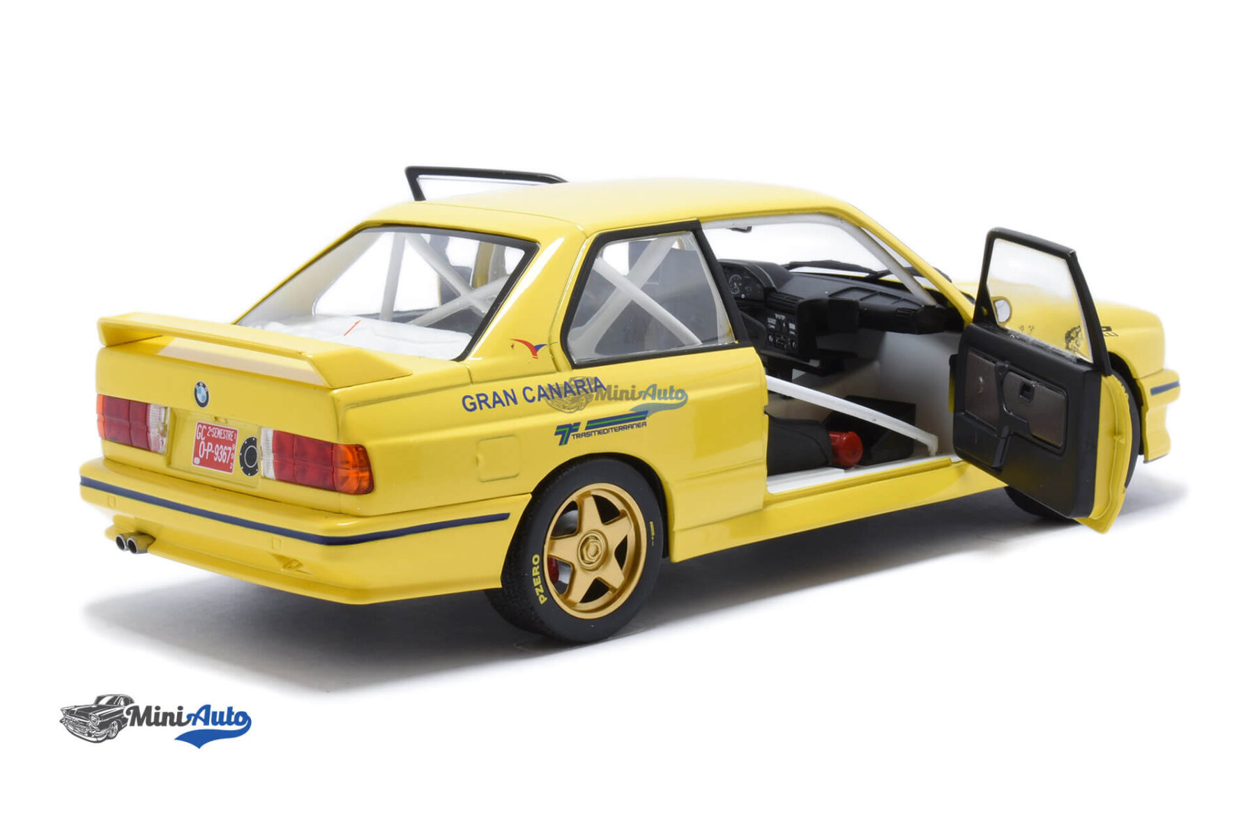 BMW E30 M3 GR.A N1 J.M. Ponce - 1992 - Yellow - Image 4