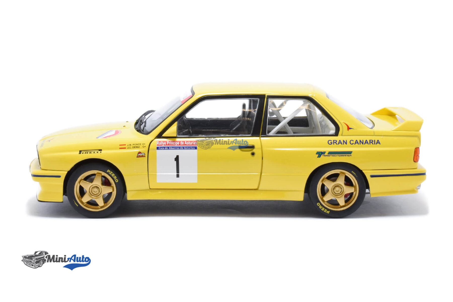 BMW E30 M3 GR.A N1 J.M. Ponce - 1992 - Yellow - Image 5