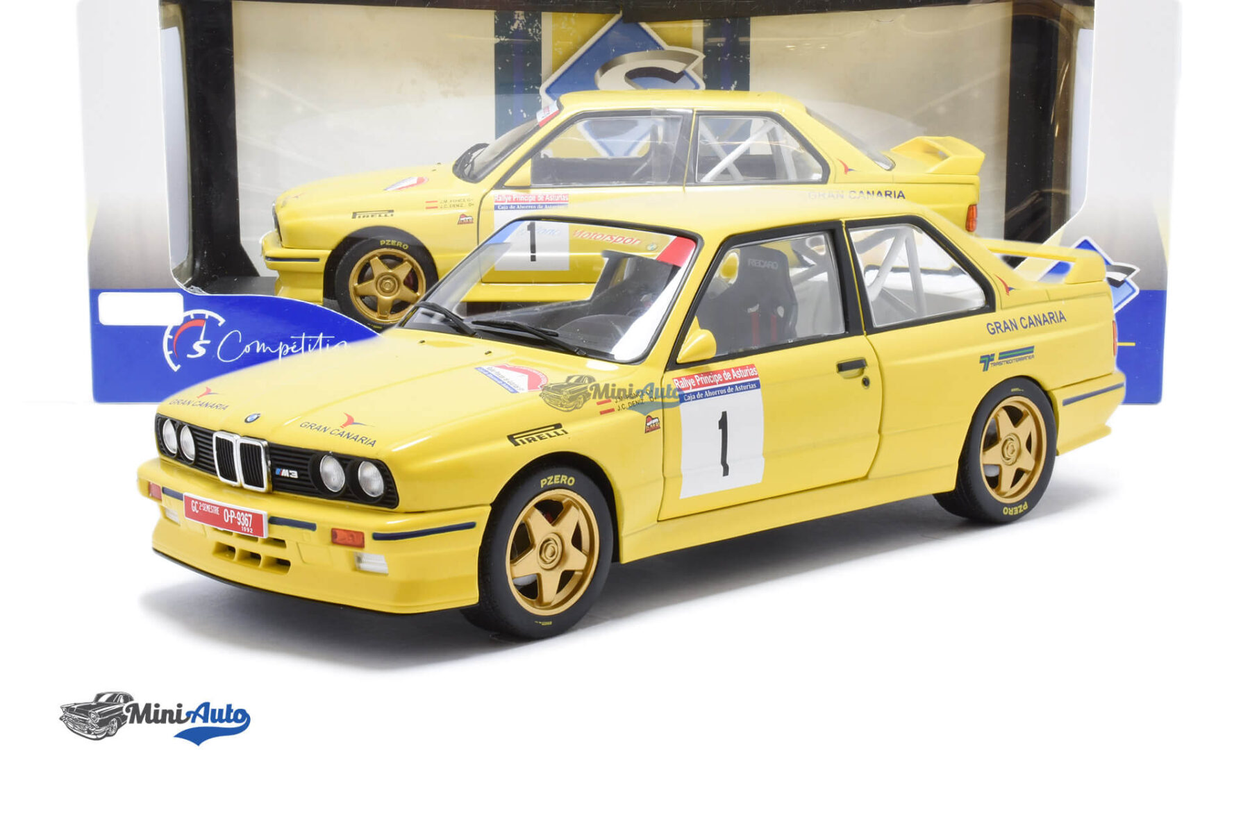 BMW E30 M3 GR.A N1 J.M. Ponce - 1992 - Yellow - Image 6