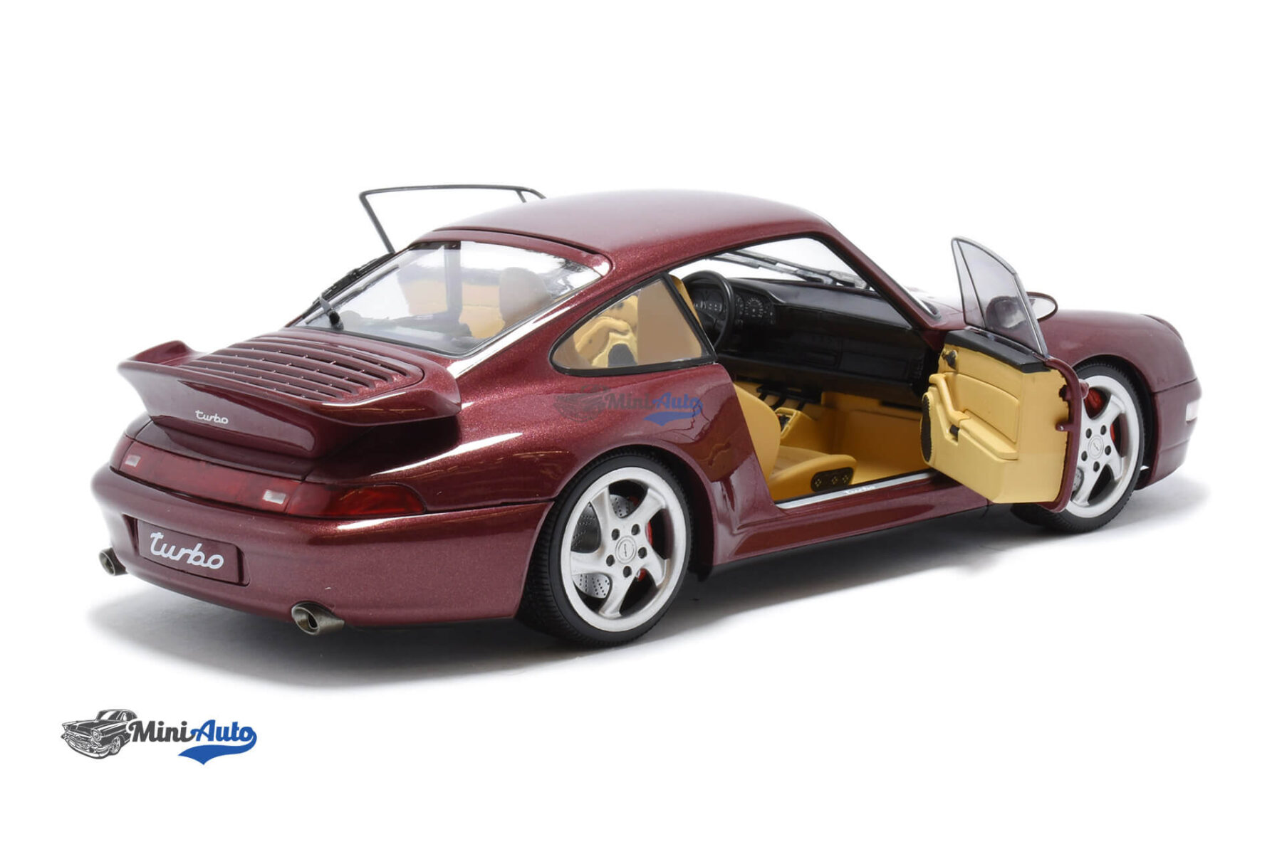 Porsche 911 993 Turbo - 1993 - Dark Red - Image 4