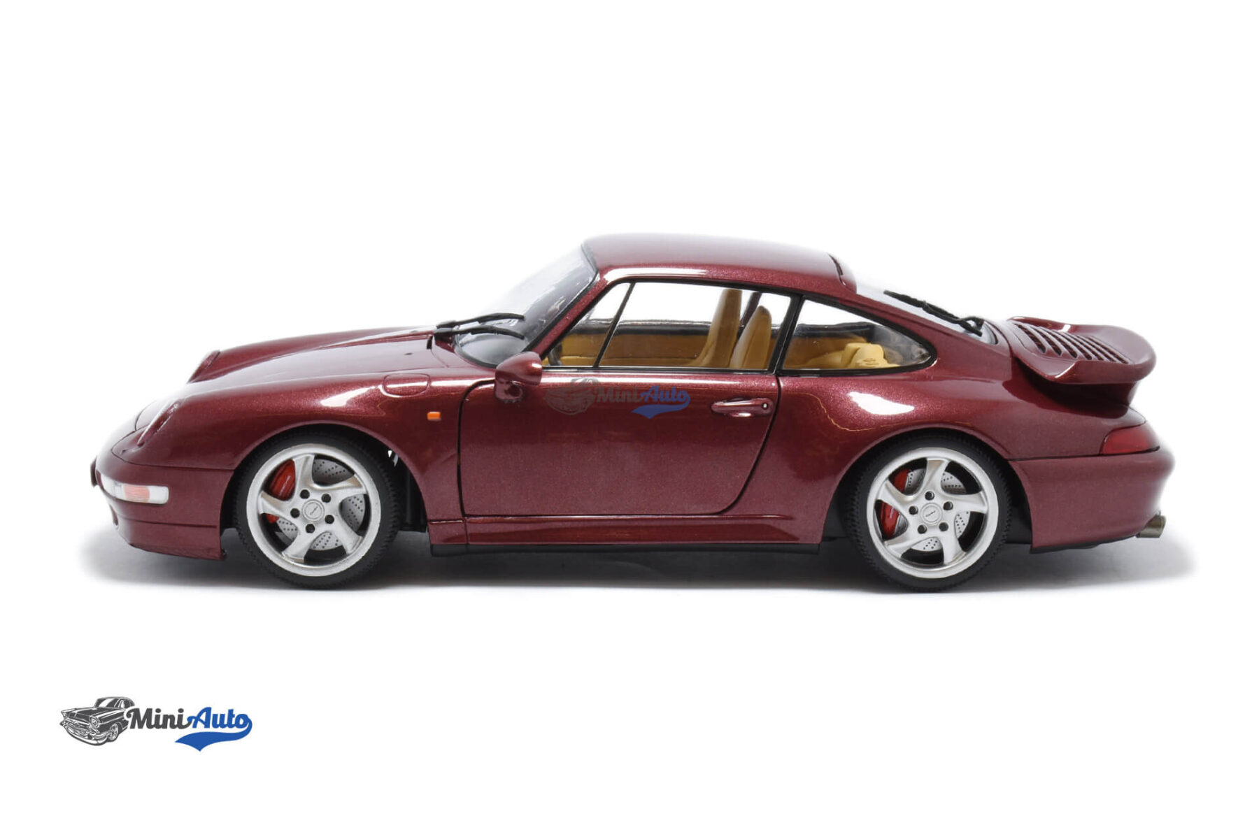 Porsche 911 993 Turbo - 1993 - Dark Red - Image 5
