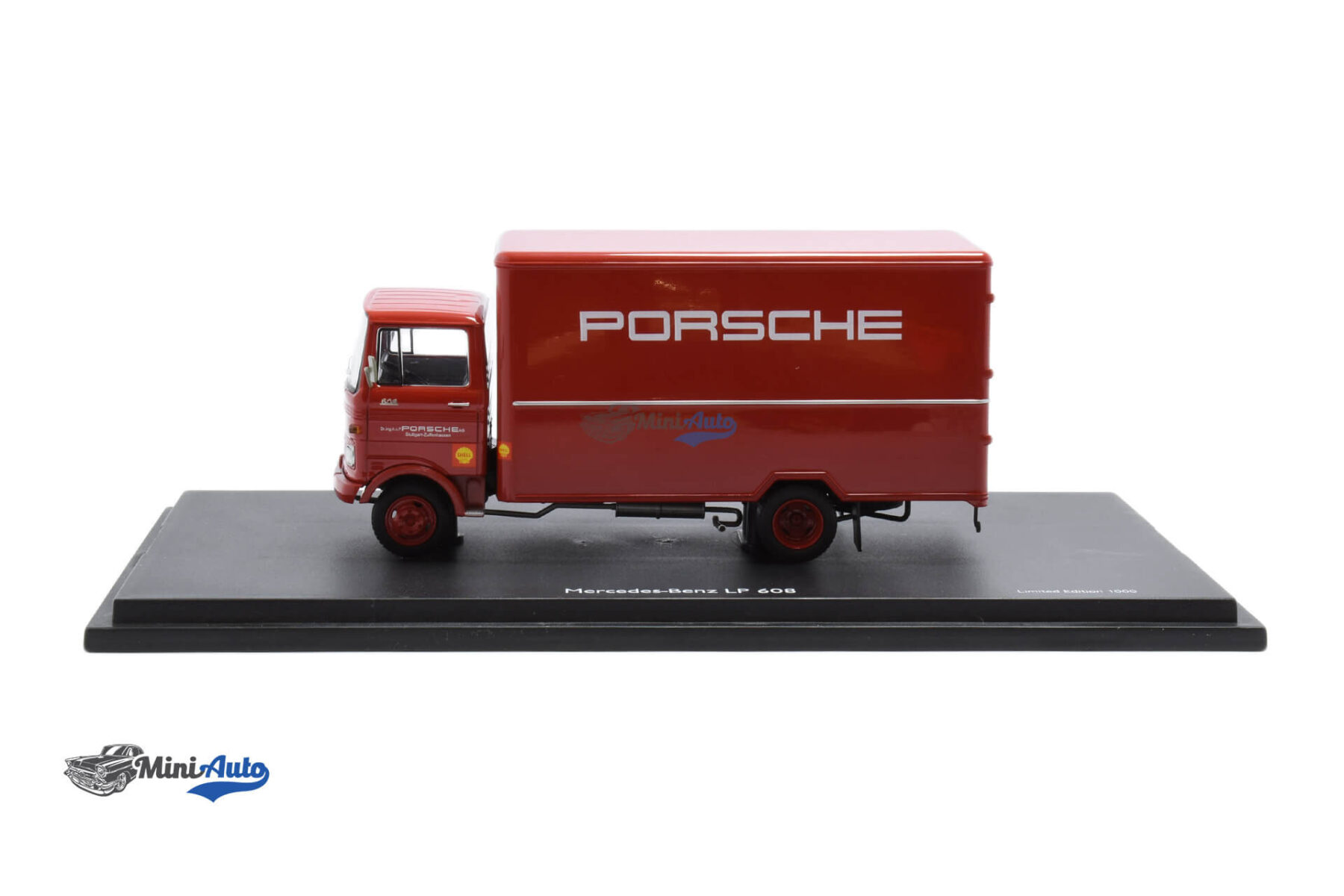 Mercedes Benz LP608 Porsche Limited 1000pcs - 1980 - Red - Image 3