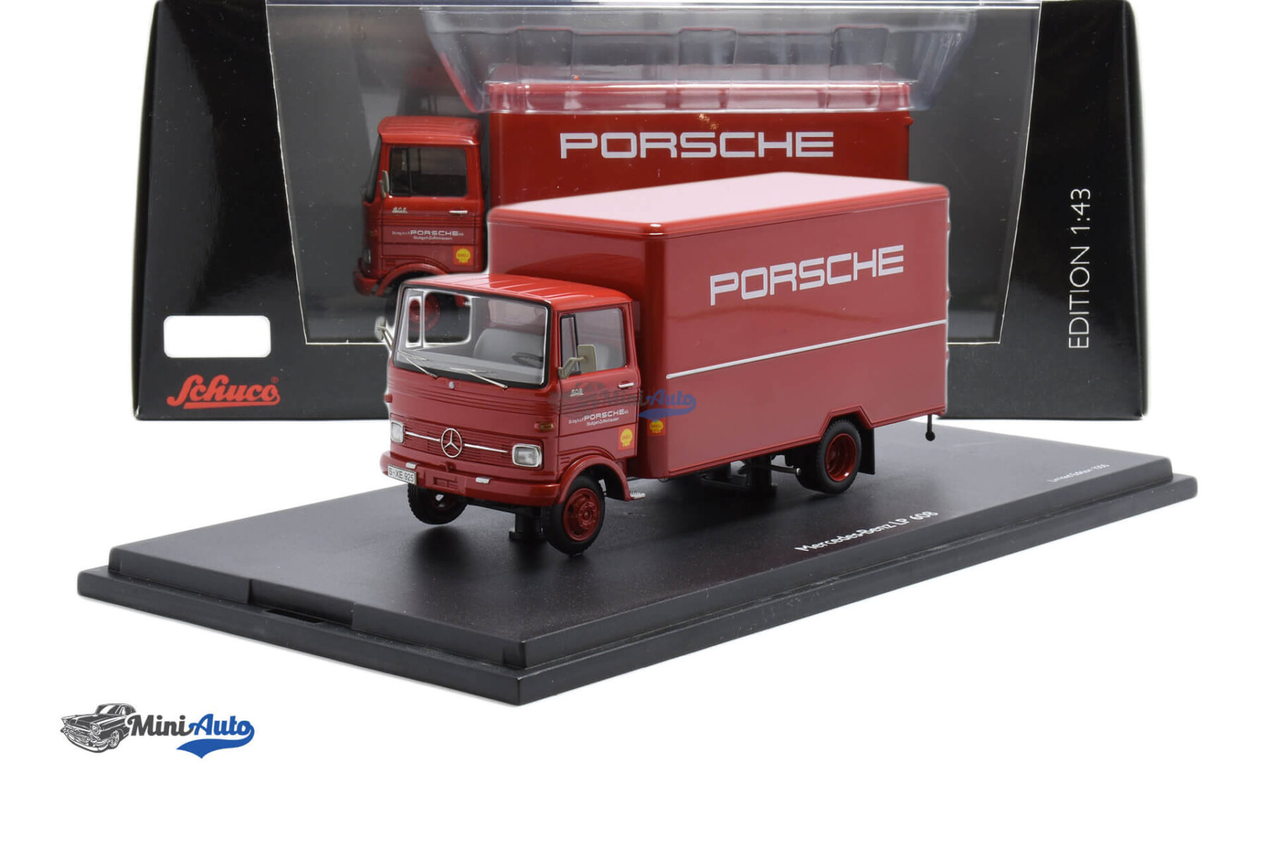 Mercedes Benz LP608 Porsche Limited 1000pcs - 1980 - Red - Image 4