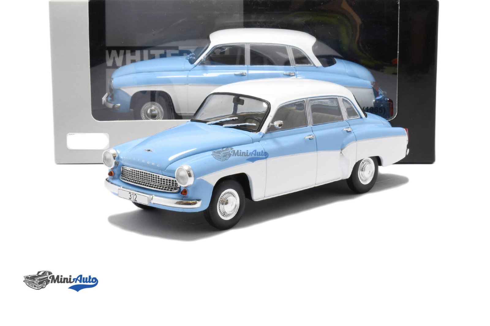 Wartburg 312 - 1965 - White/Blue - Image 4