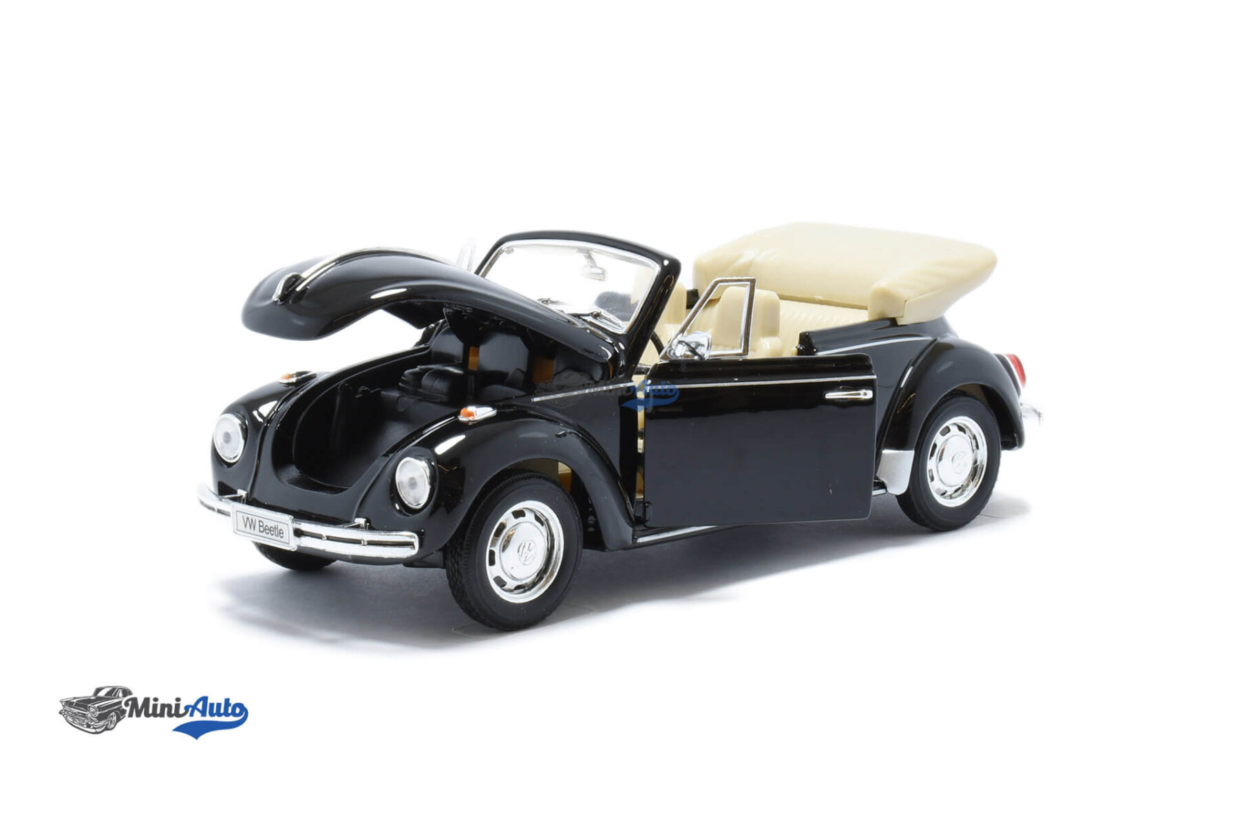 Volkswagen Beetle Cabriolet - 1973 - Black - Image 2