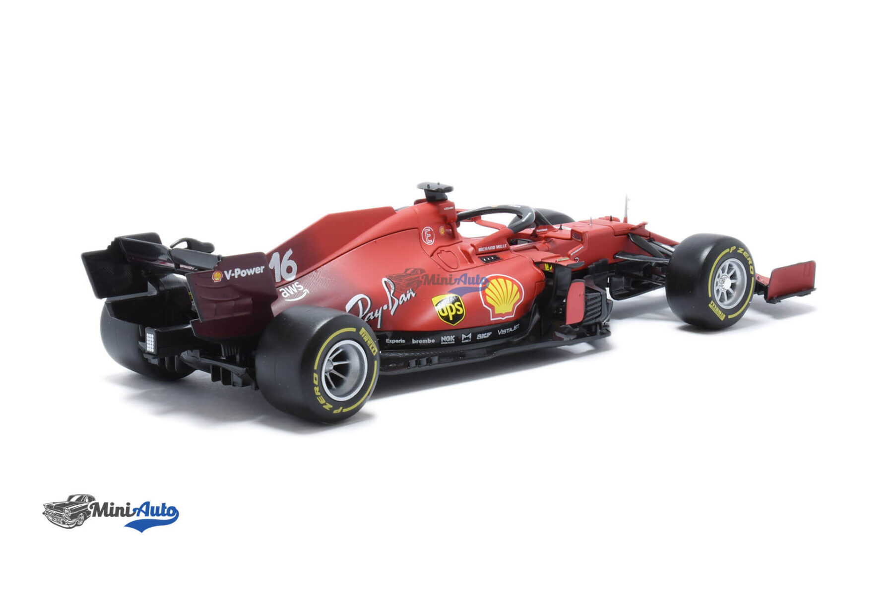 Ferrari SF21 N16 C. Lecler - 2021 - Red - Image 2