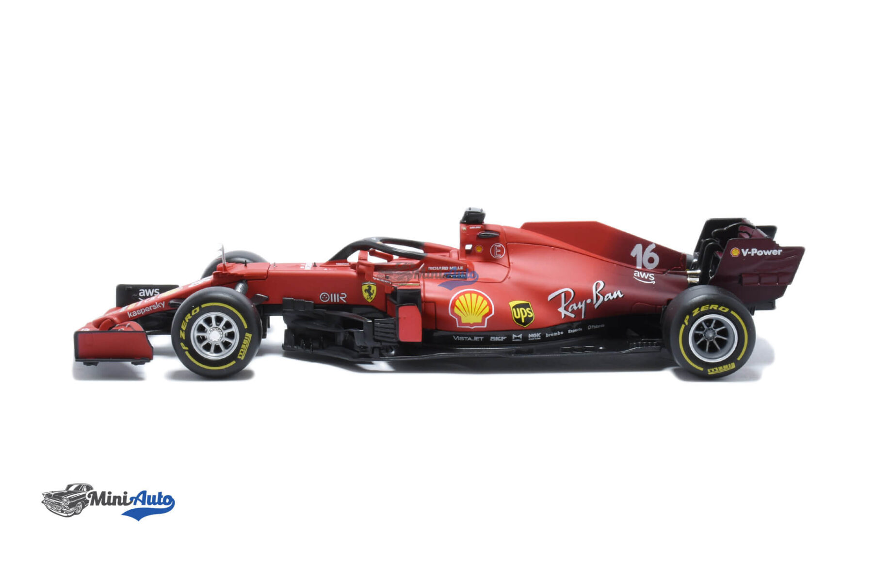 Ferrari SF21 N16 C. Lecler - 2021 - Red - Image 3