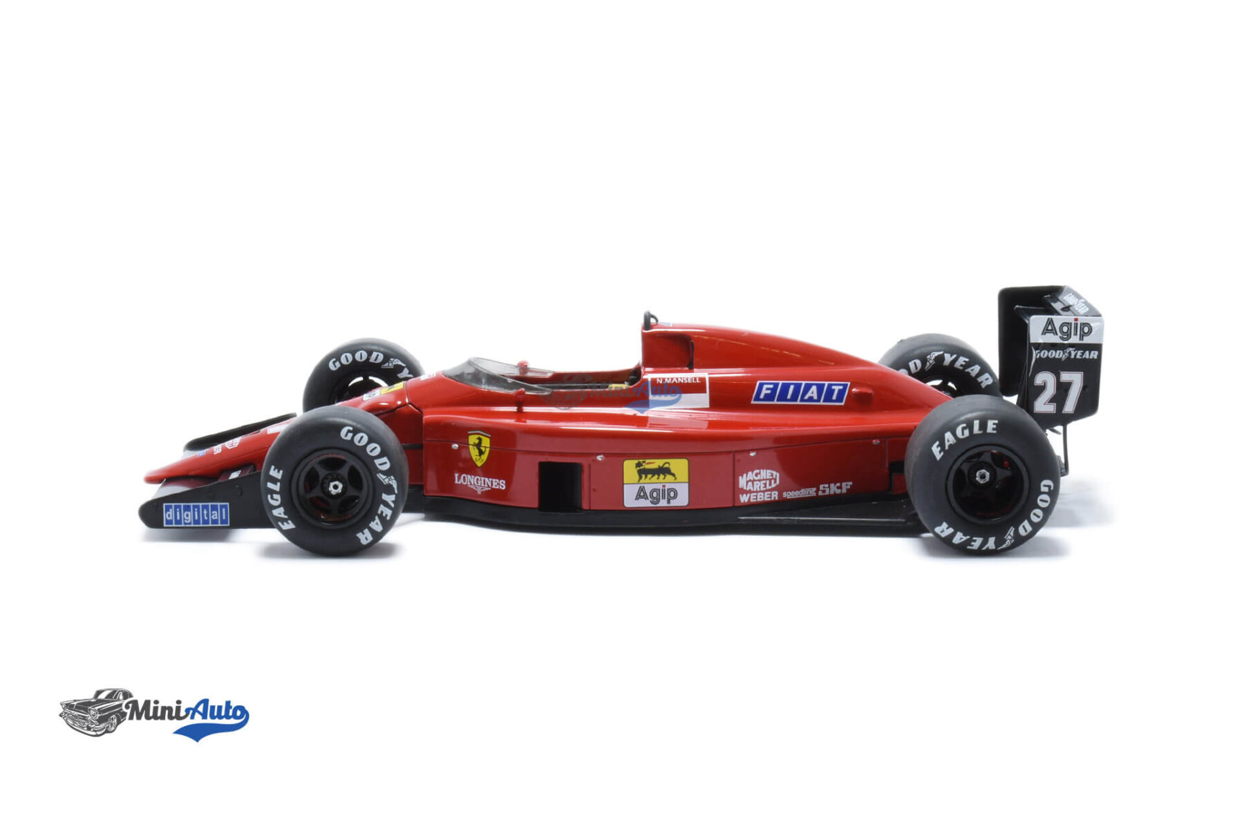 Ferrari F1-89 N27 Nigel Mansell - 1989 - Red - Image 3