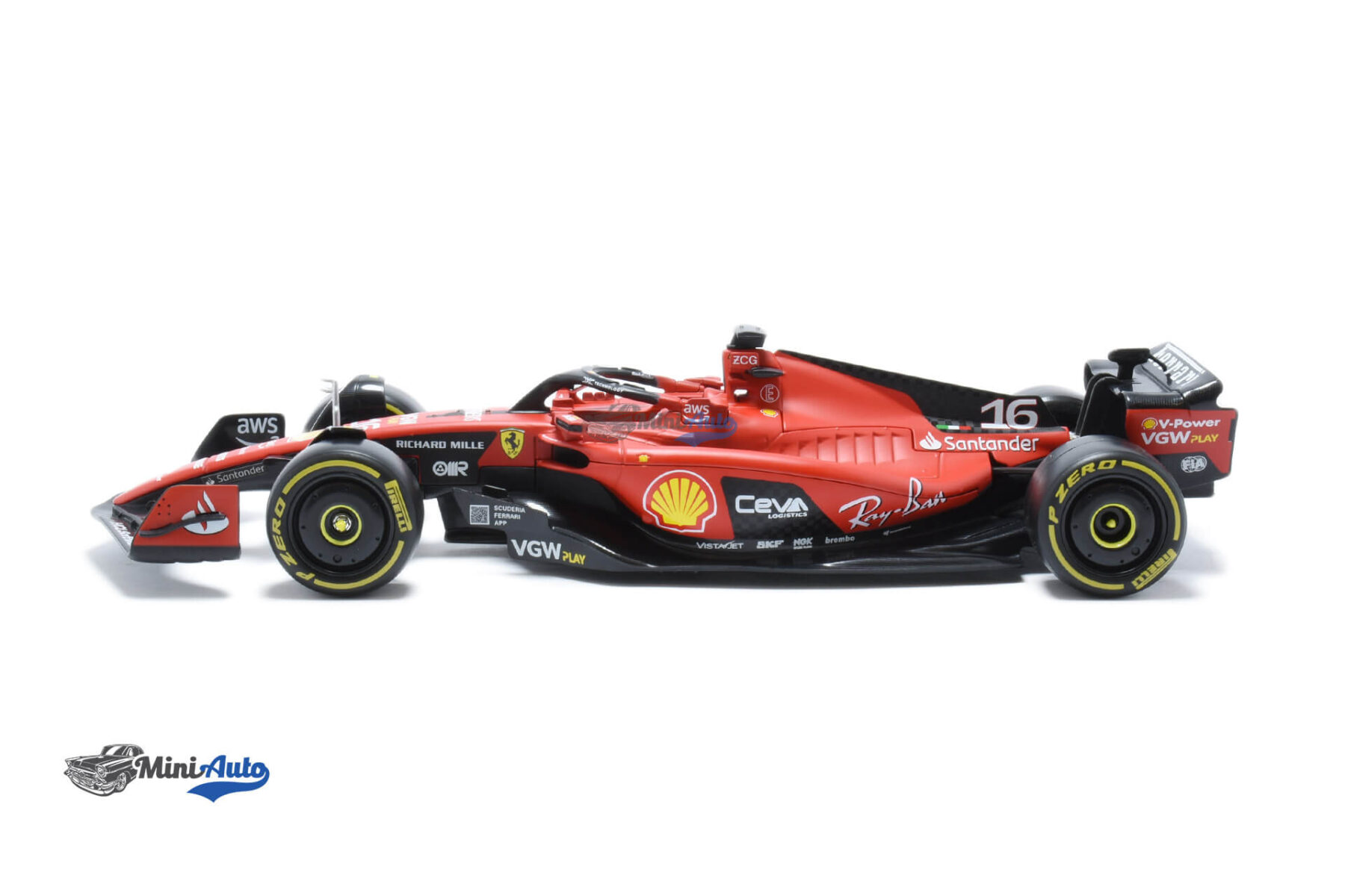 Ferrari SF23 N16 C. Leclerc - 2023 - Red - Image 3
