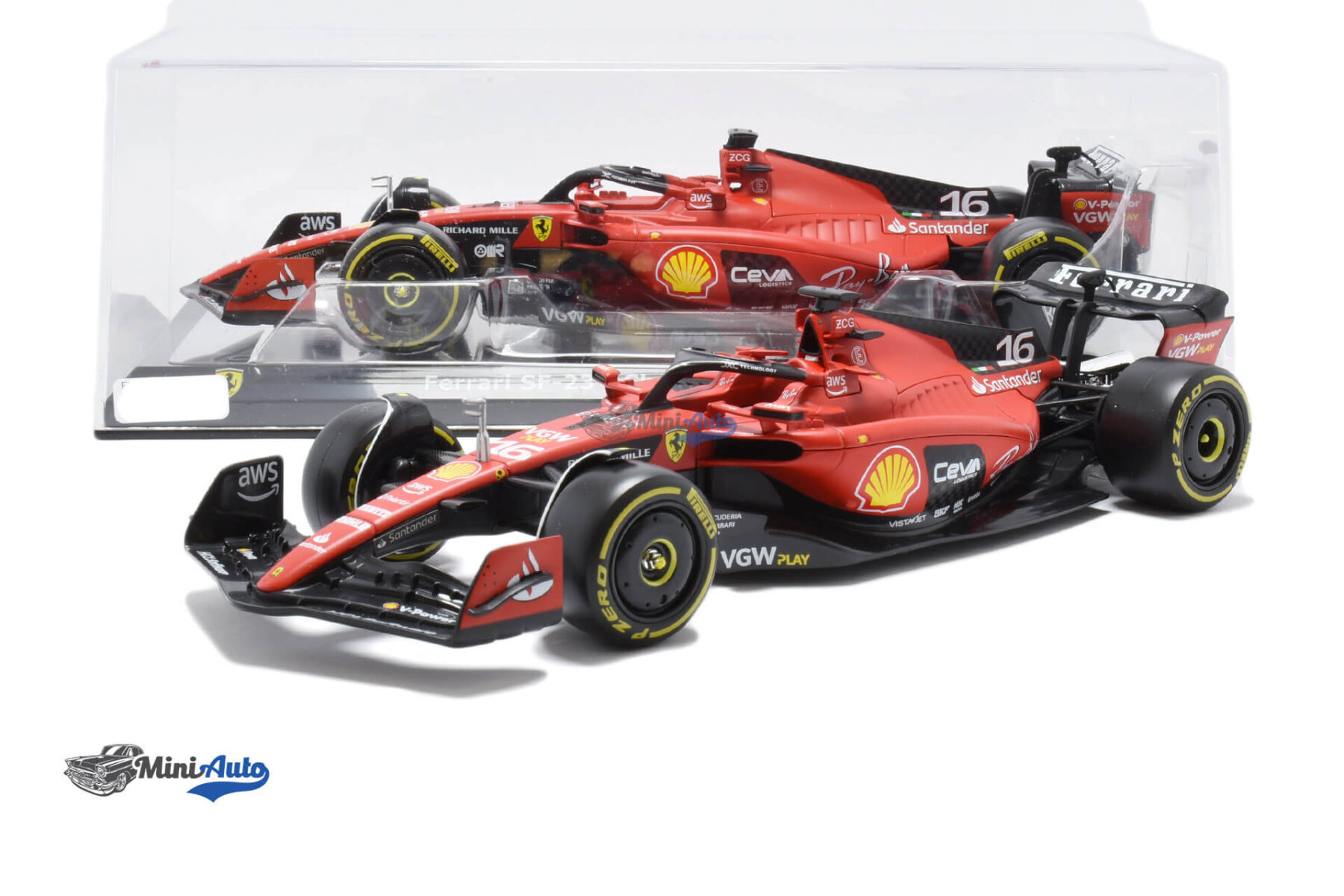 Ferrari SF23 N16 C. Leclerc - 2023 - Red - Image 4