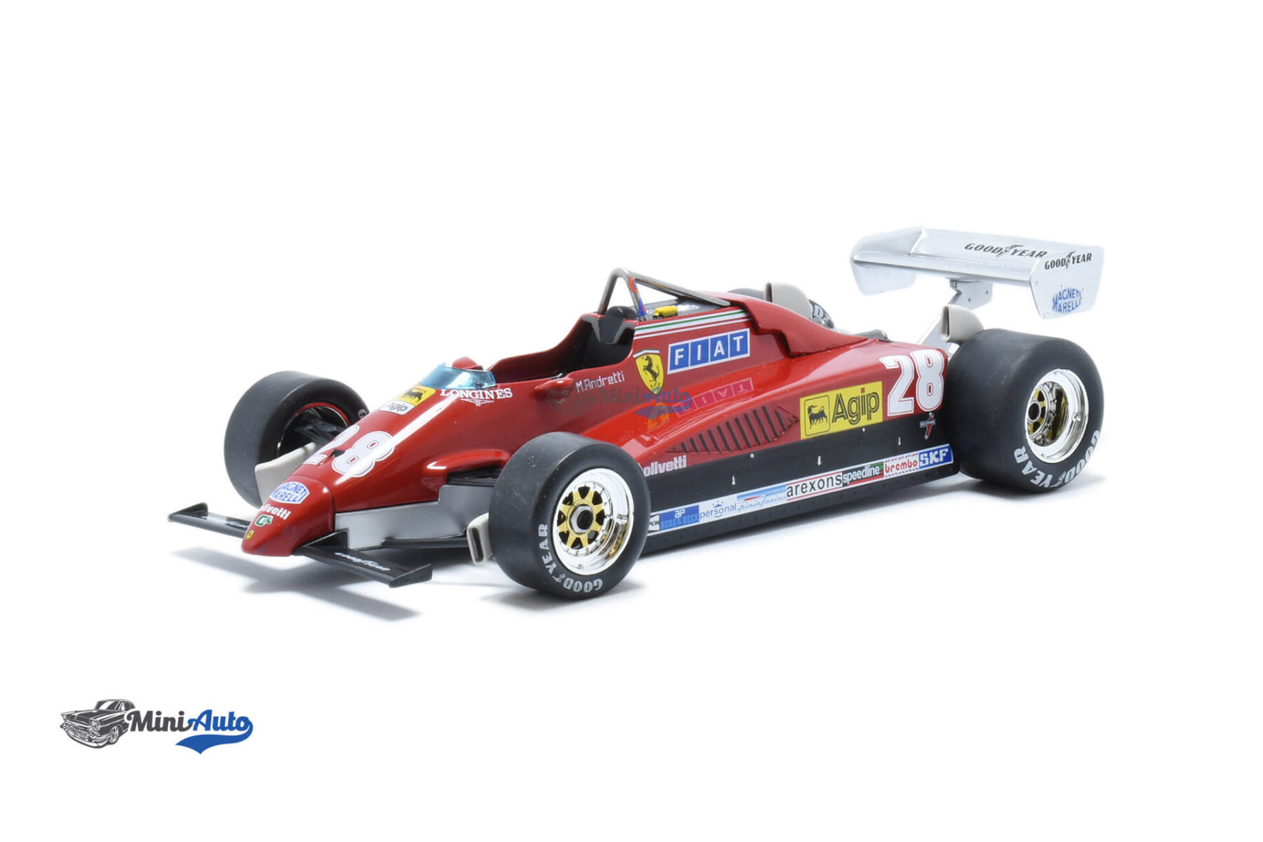 Ferrari 126 C2 N28 Mario Andretti - 1982 - Red - Image 1