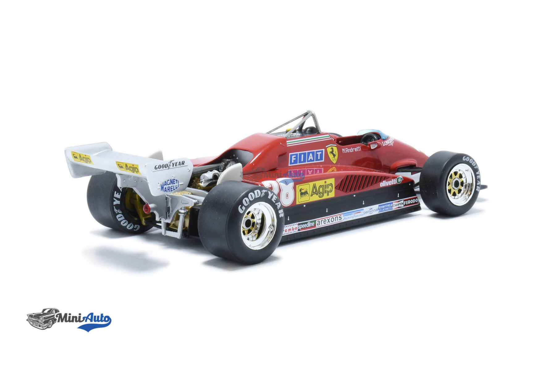 Ferrari 126 C2 N28 Mario Andretti - 1982 - Red - Image 2