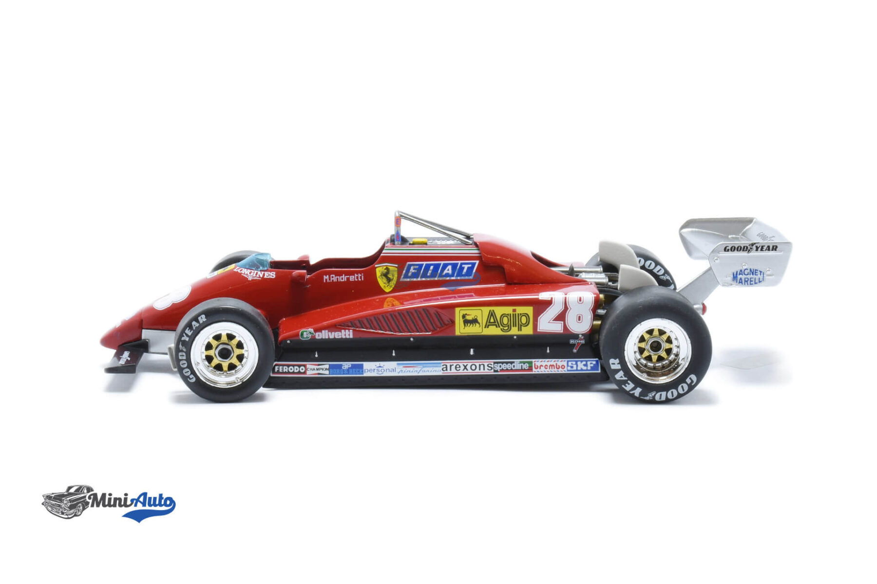 Ferrari 126 C2 N28 Mario Andretti - 1982 - Red - Image 3