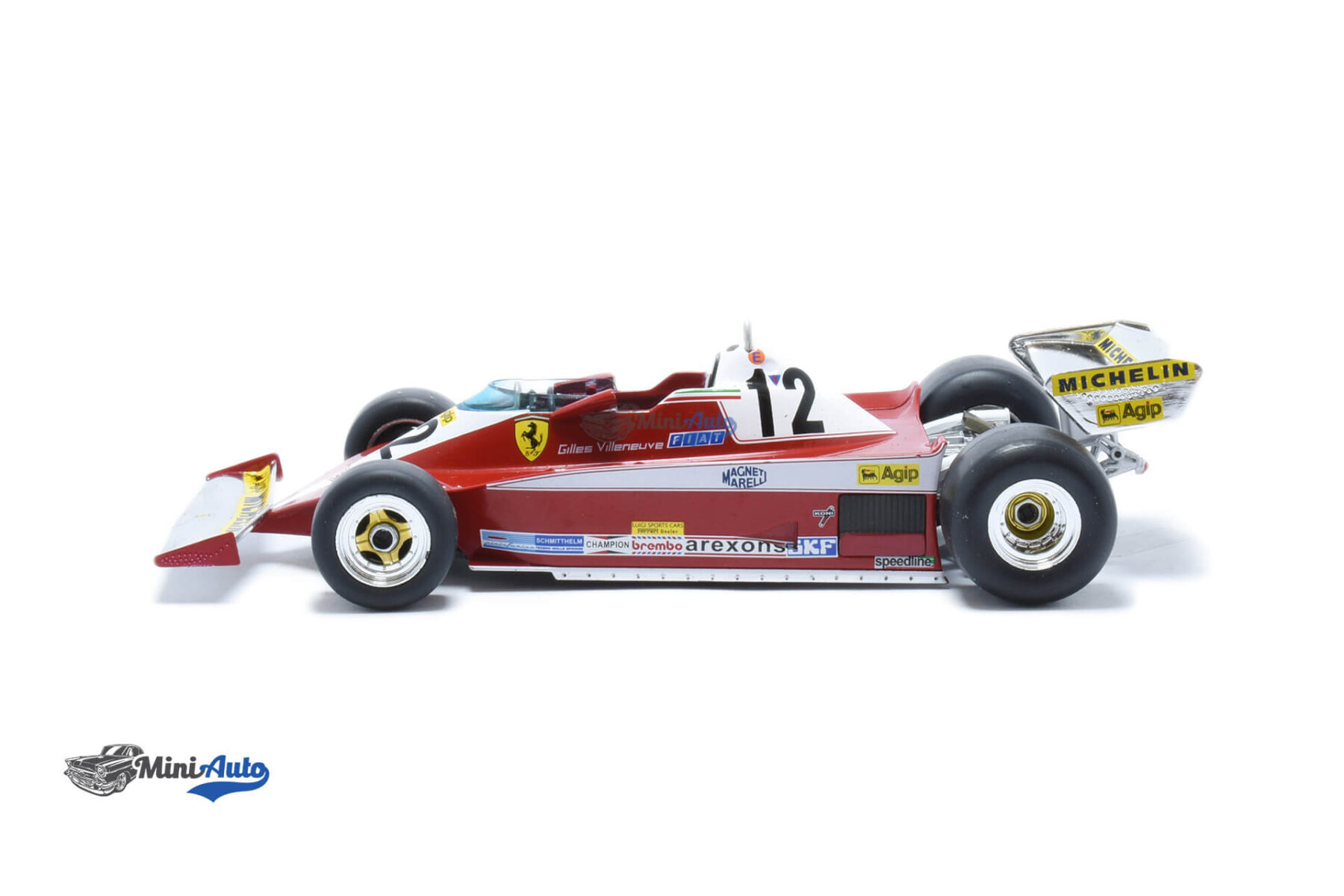 Ferrari 312 T3 N12 G. Villeneuve - 1978 - Red - Image 3